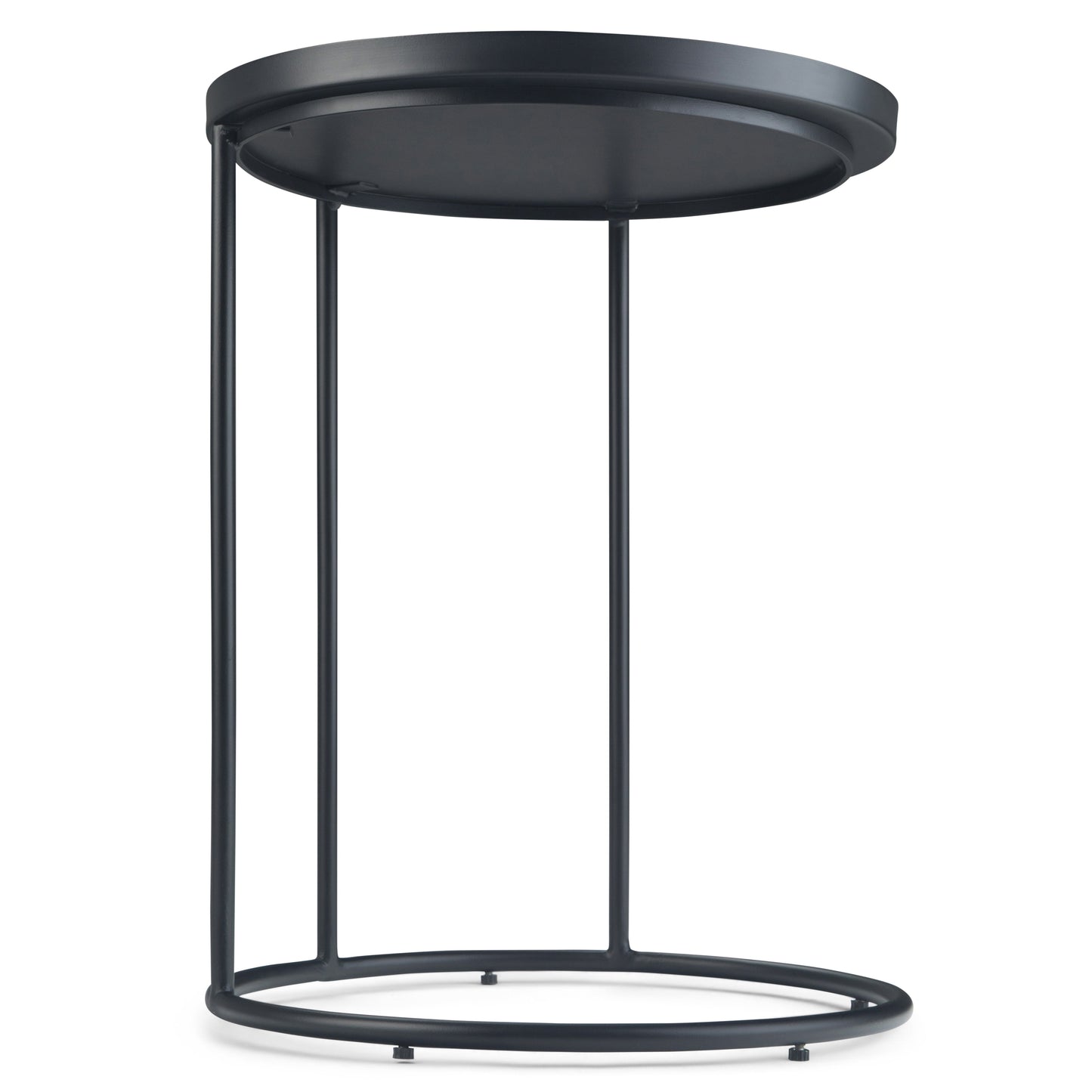 18-inch Round Side Table with Tray Top