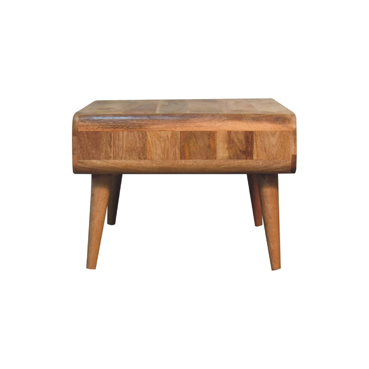 Coffee Table with 4 Drawers and Curved Frame