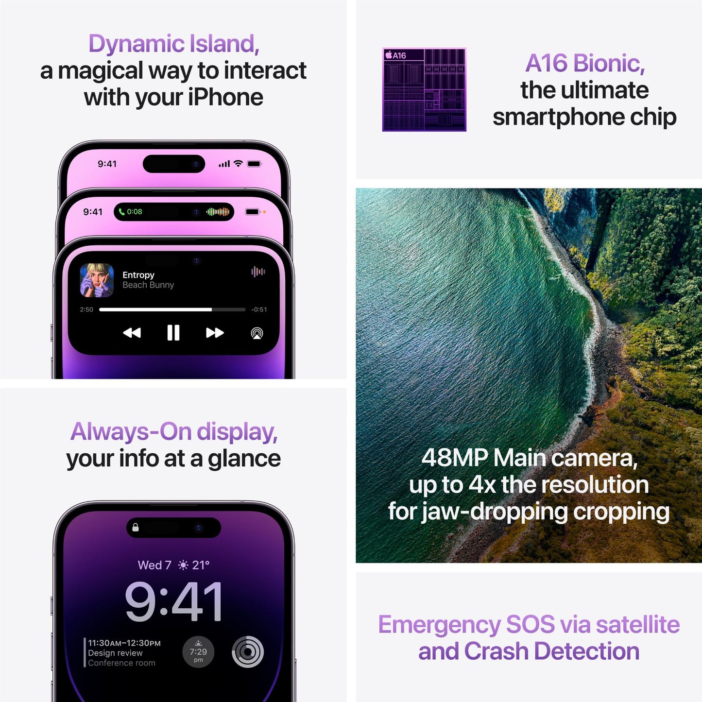 Apple iPhone 14 Pro 1TB (Deep Purple)