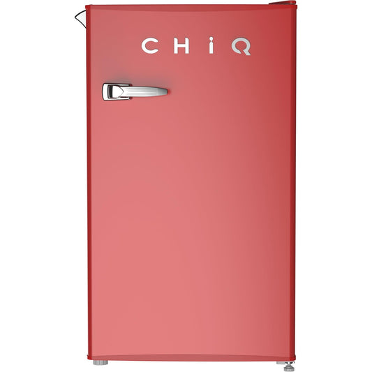 CHiQ CRSR089DR 90L Retro Style Bar Fridge (Red)