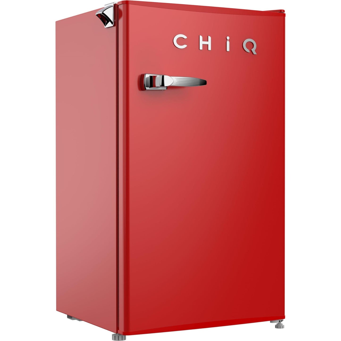 CHiQ CRSR089DR 90L Retro Style Bar Fridge (Red)