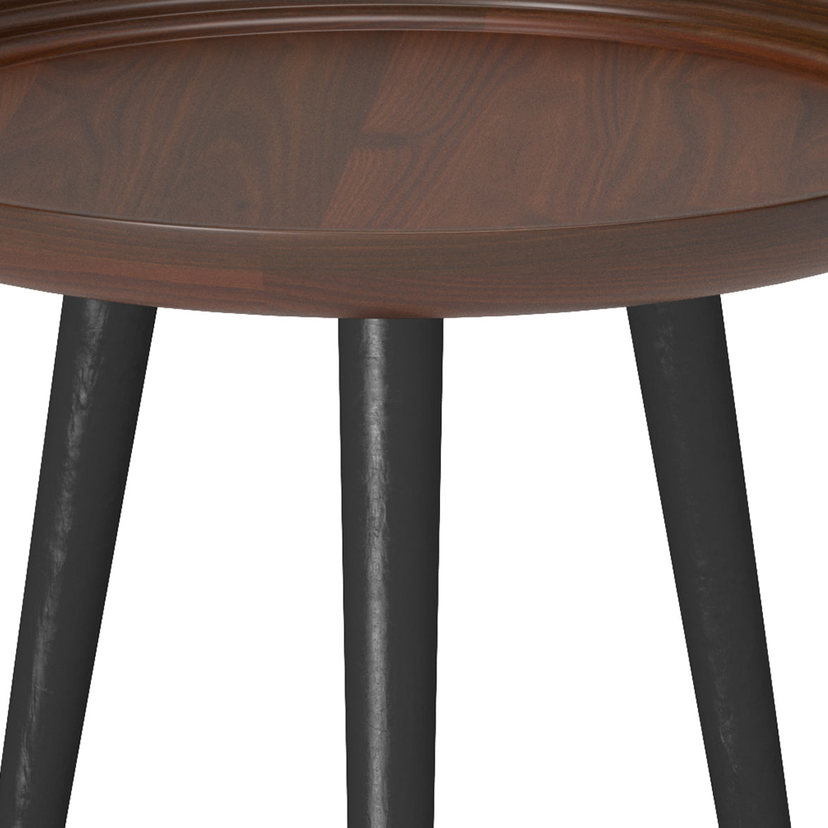 Side Table with Round Tray-style Top