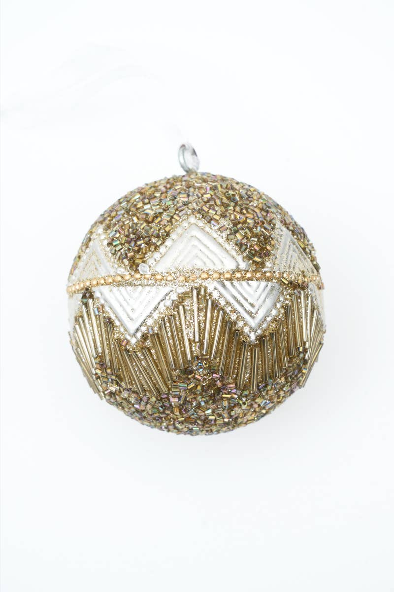 Hanging Shellac Ornaments, Set of 4