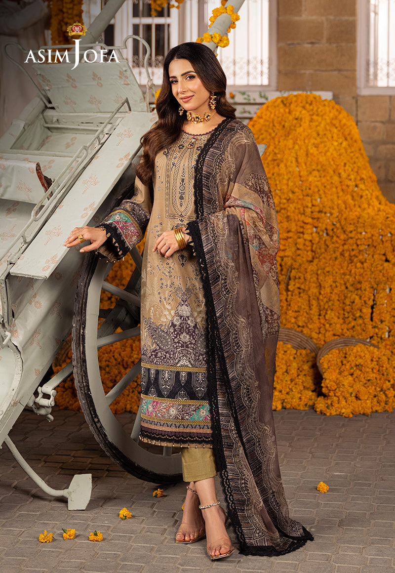 AJARP-16 PRINTED LAWN 3 PCS
