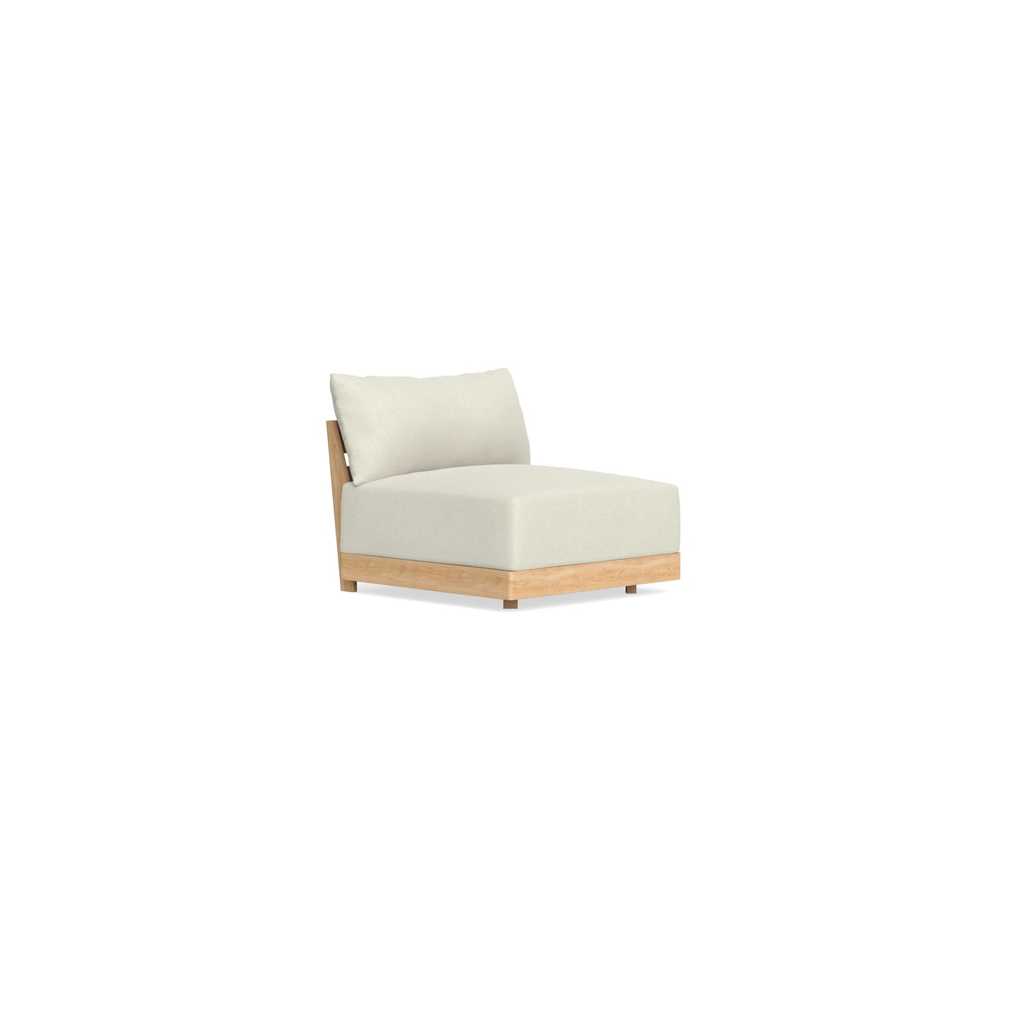 Slipcover Only - Modular Bondi Armless Chair in Eggshell