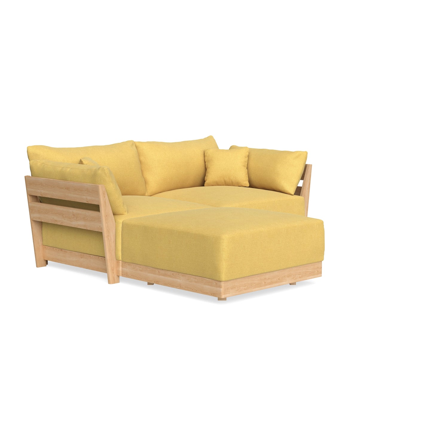 Slipcover Only - Modular Bondi 2-Seater Sectional in Goldenrod