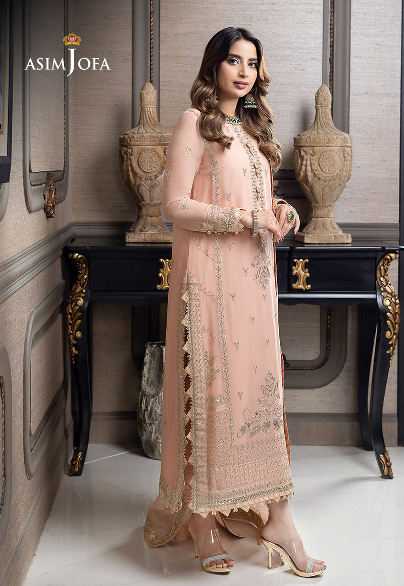 AJJM-04 EMBROIDERED CHIFFON 3 PCS