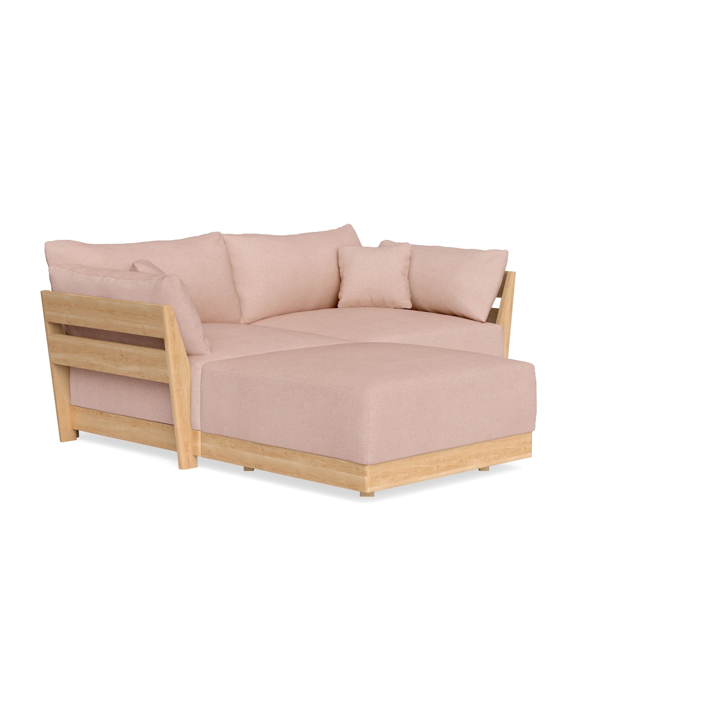Slipcover Only - Modular Bondi 2-Seater Sectional in Rose Quartz