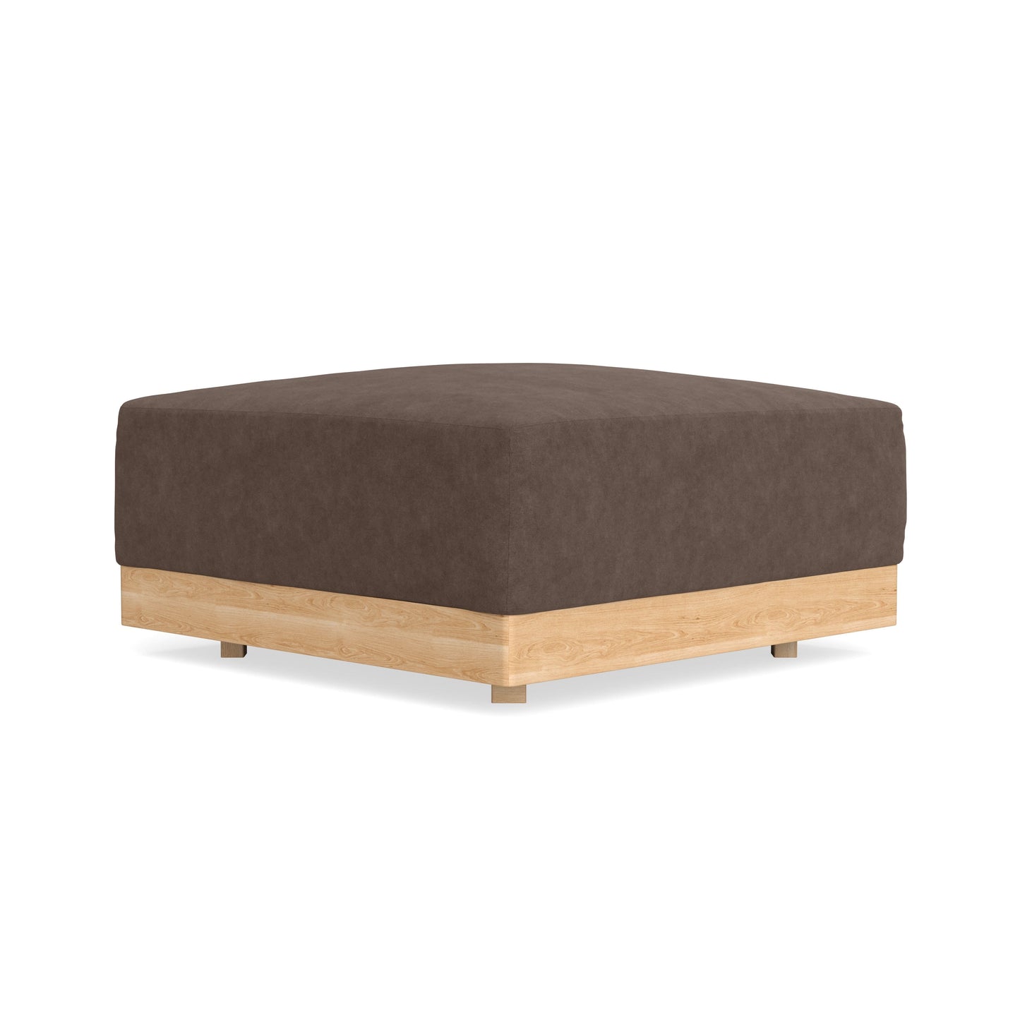 Slipcover Only - Modular Bondi Ottoman in Chocolate