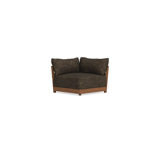 Modular Bondi Espresso Corner Chair in Phantom | Classic Blend