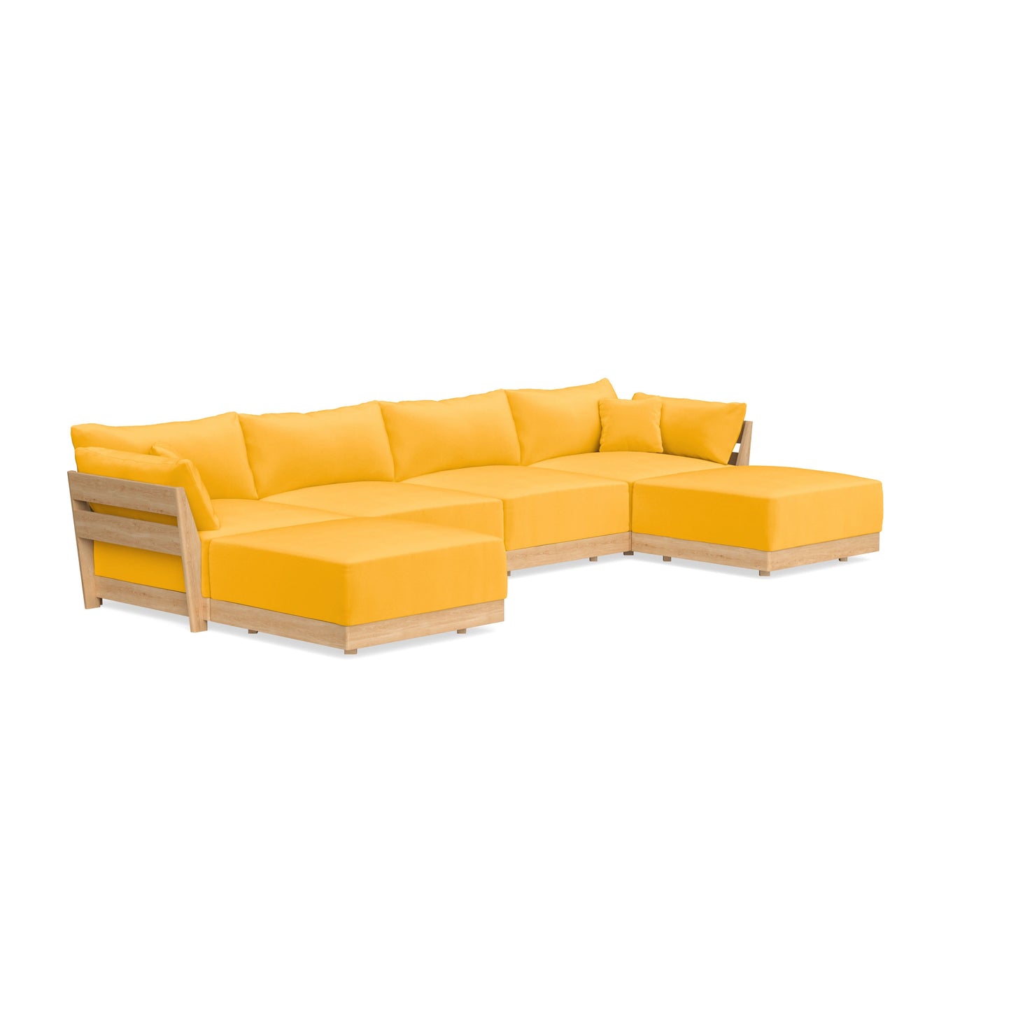 Slipcover Only - Modular Bondi 4-Seater U-Sectional in Marigold