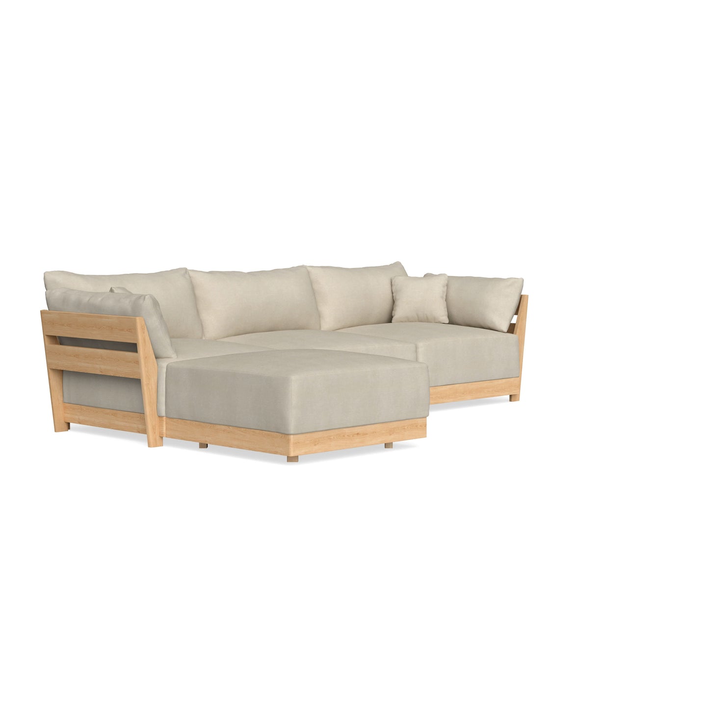 Slipcover Only - Modular Bondi 3-Seater Sectional in Almond