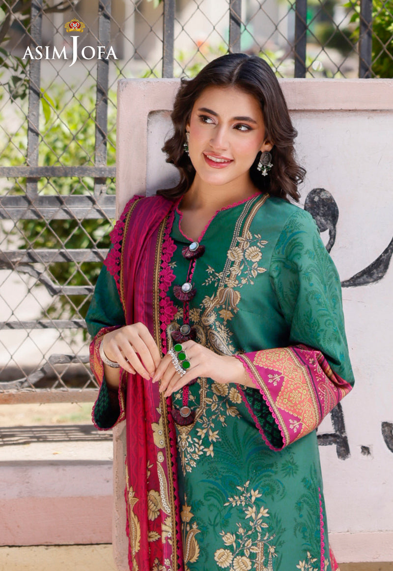 AJPL-04 PRINTED ARABIC LAWN 3 PCS