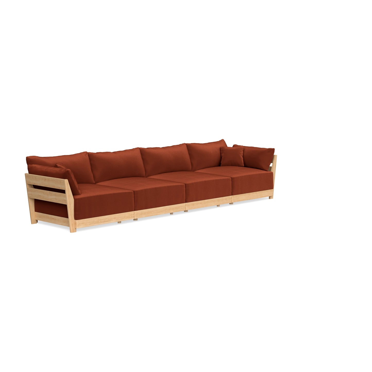 Slipcover Only - Modular Bondi 4-Seater Sofa in Rust