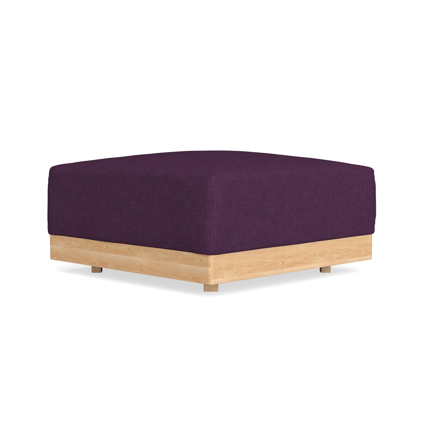 Slipcover Only - Modular Bondi Ottoman in Aubergine