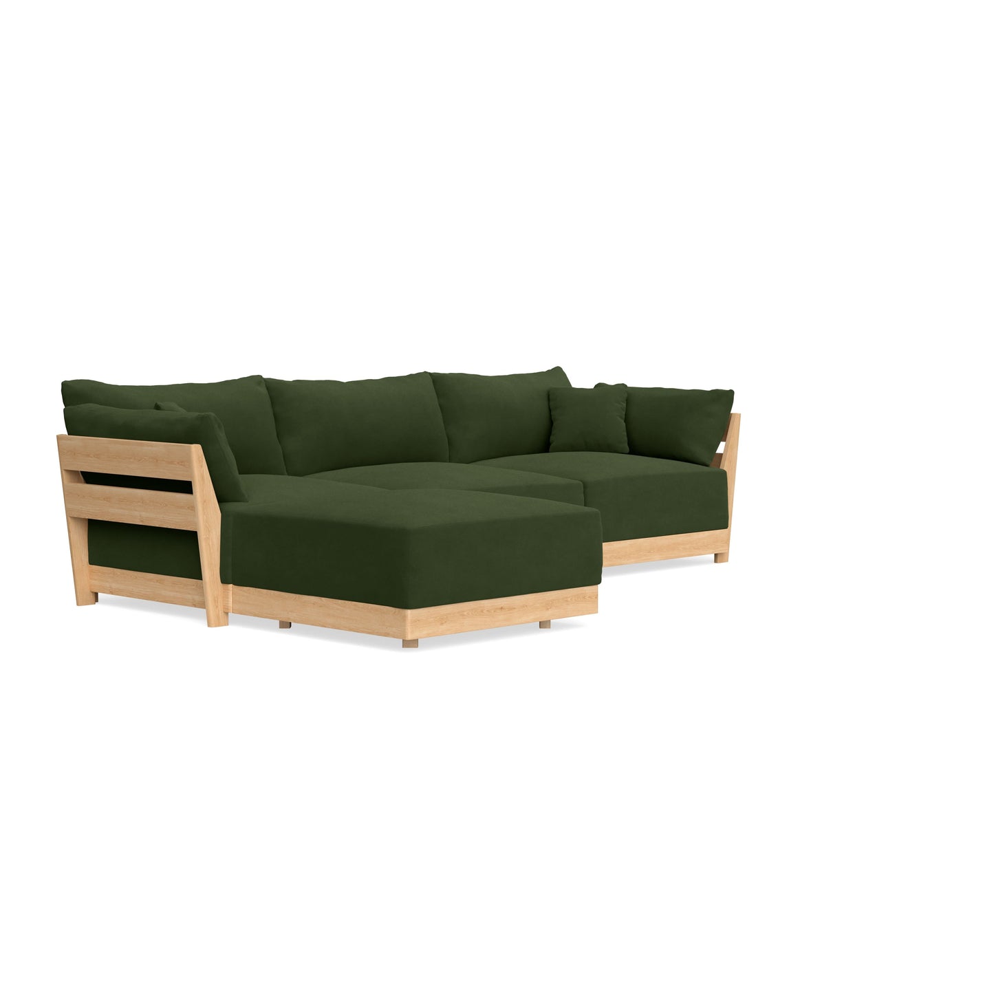 Slipcover Only - Modular Bondi 3-Seater Sectional in Tuscan Green