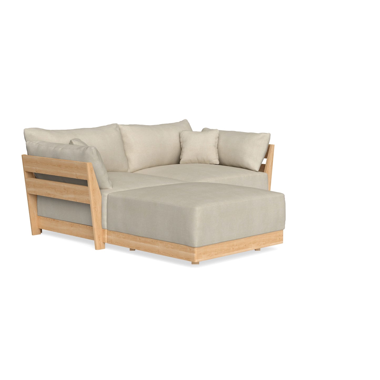 Slipcover Only - Modular Bondi 2-Seater Sectional in Almond