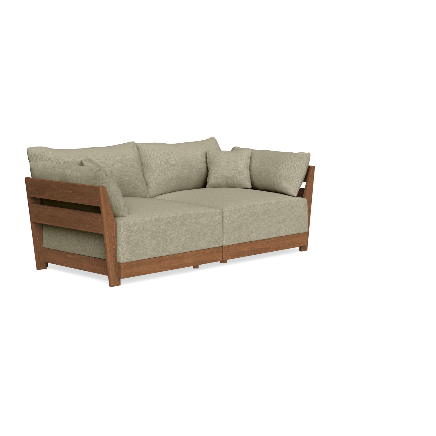 Modular Bondi Espresso 2-Seater Sofa in Cappuccino | Classic Blend