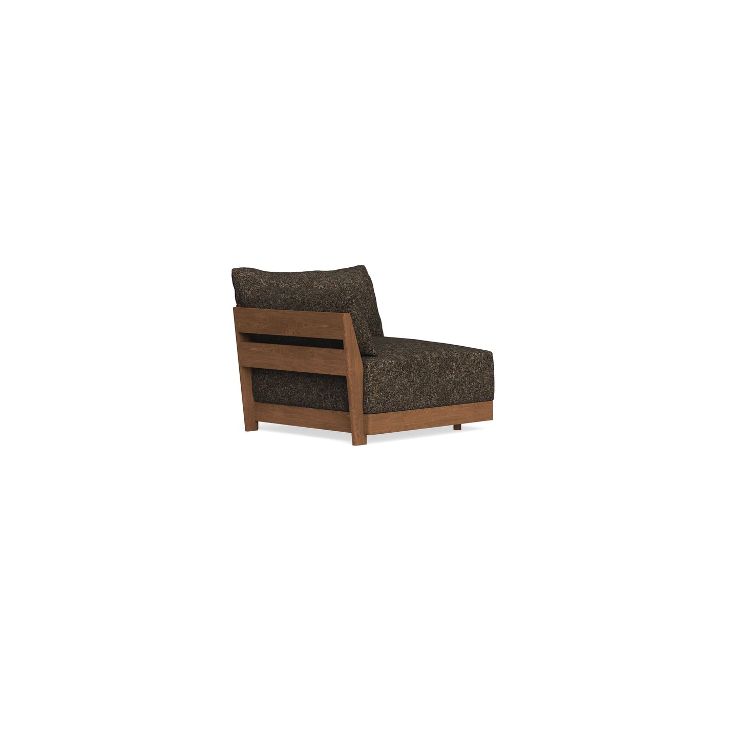 Modular Bondi Espresso End Chair in Phantom | Classic Blend