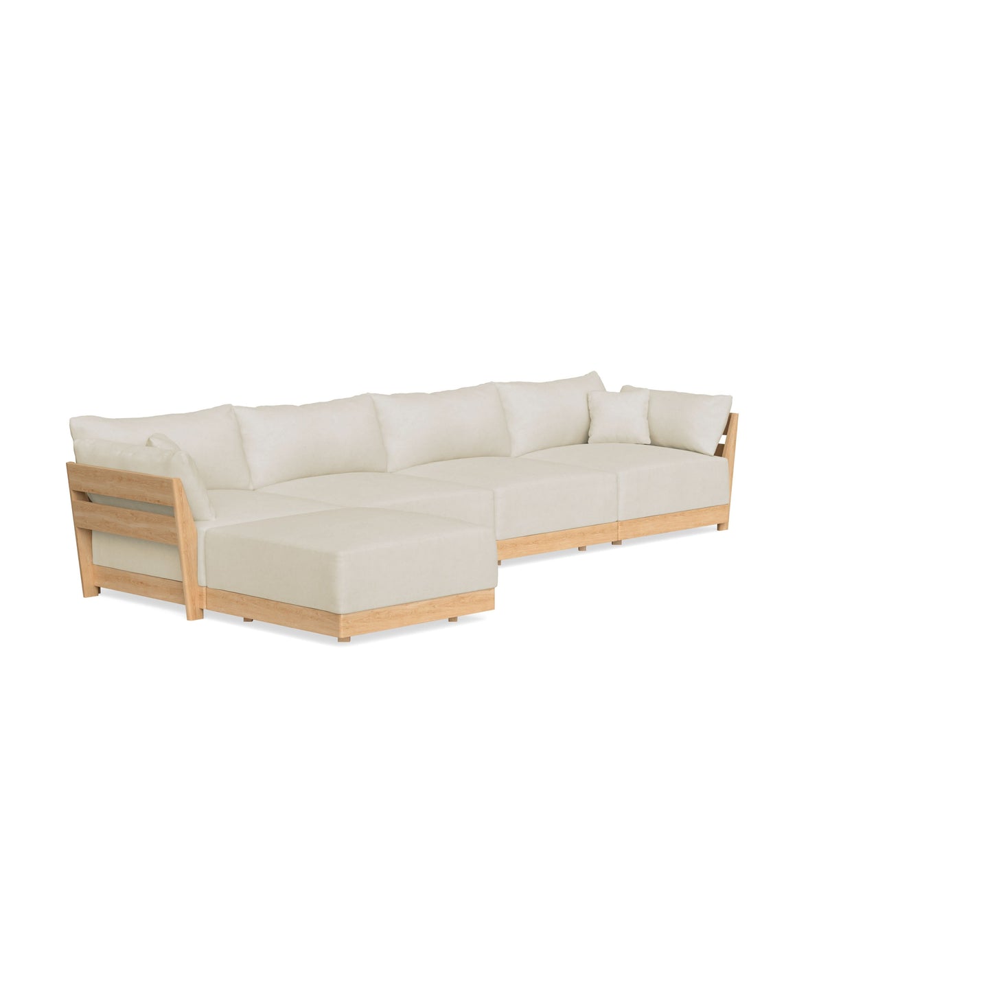 Slipcover Only - Modular Bondi 4-Seater Sectional in Mascarpone