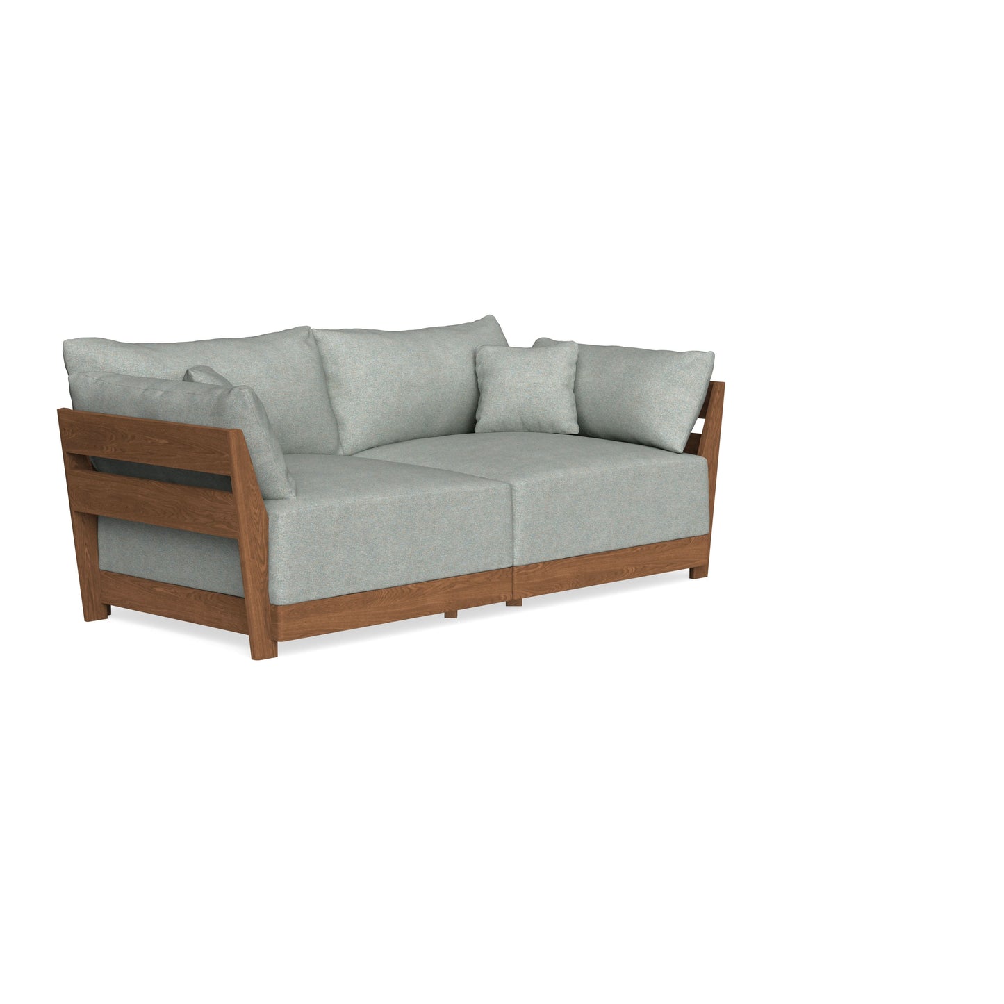 Modular Bondi Espresso 2-Seater Sofa in Spa | Memory Foam Blend