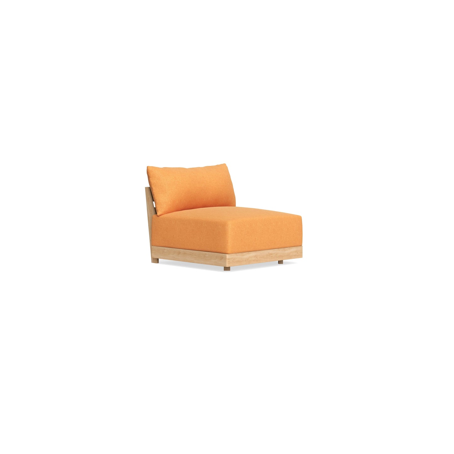 Slipcover Only - Modular Bondi Armless Chair in Tangerine