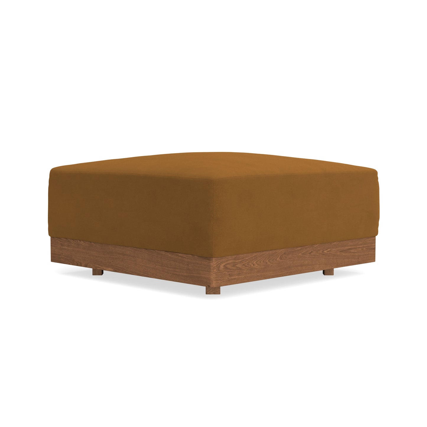 Modular Bondi Espresso Ottoman in Cognac | Classic Blend
