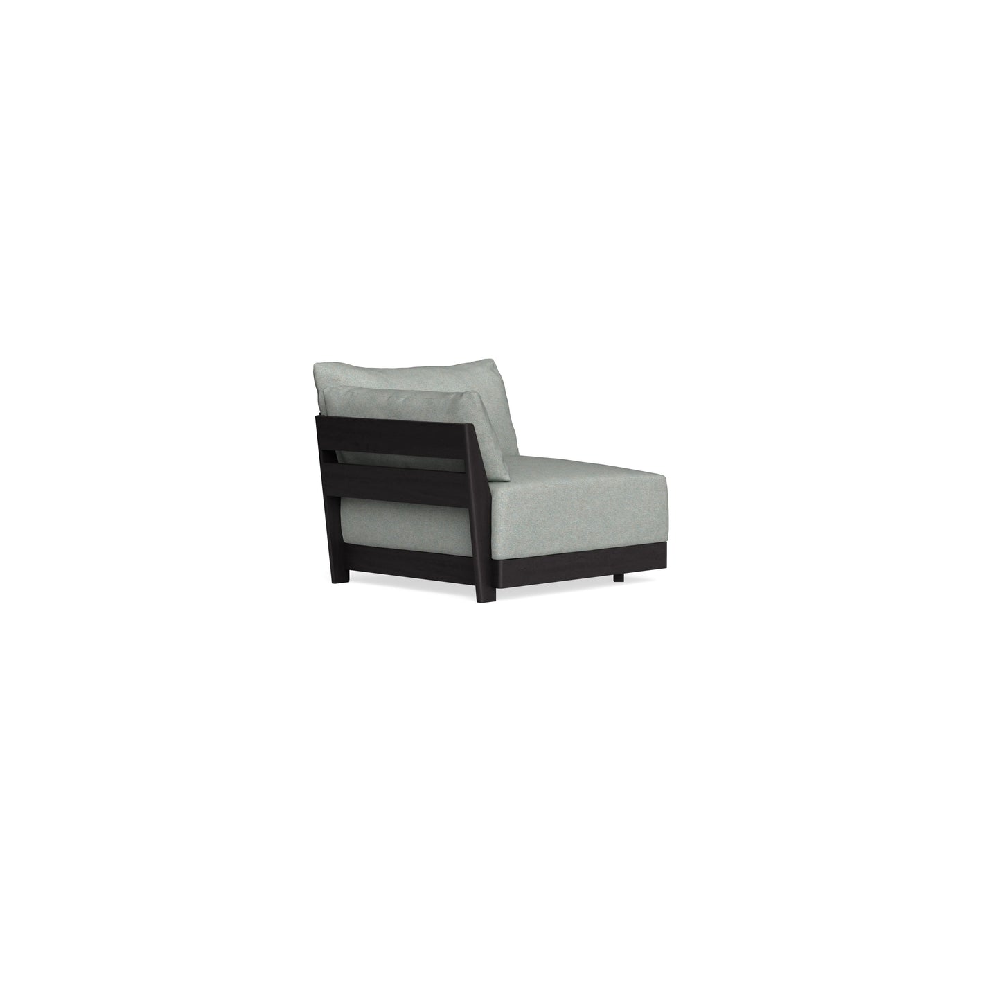 Modular Bondi Black End Chair in Spa | Classic Blend