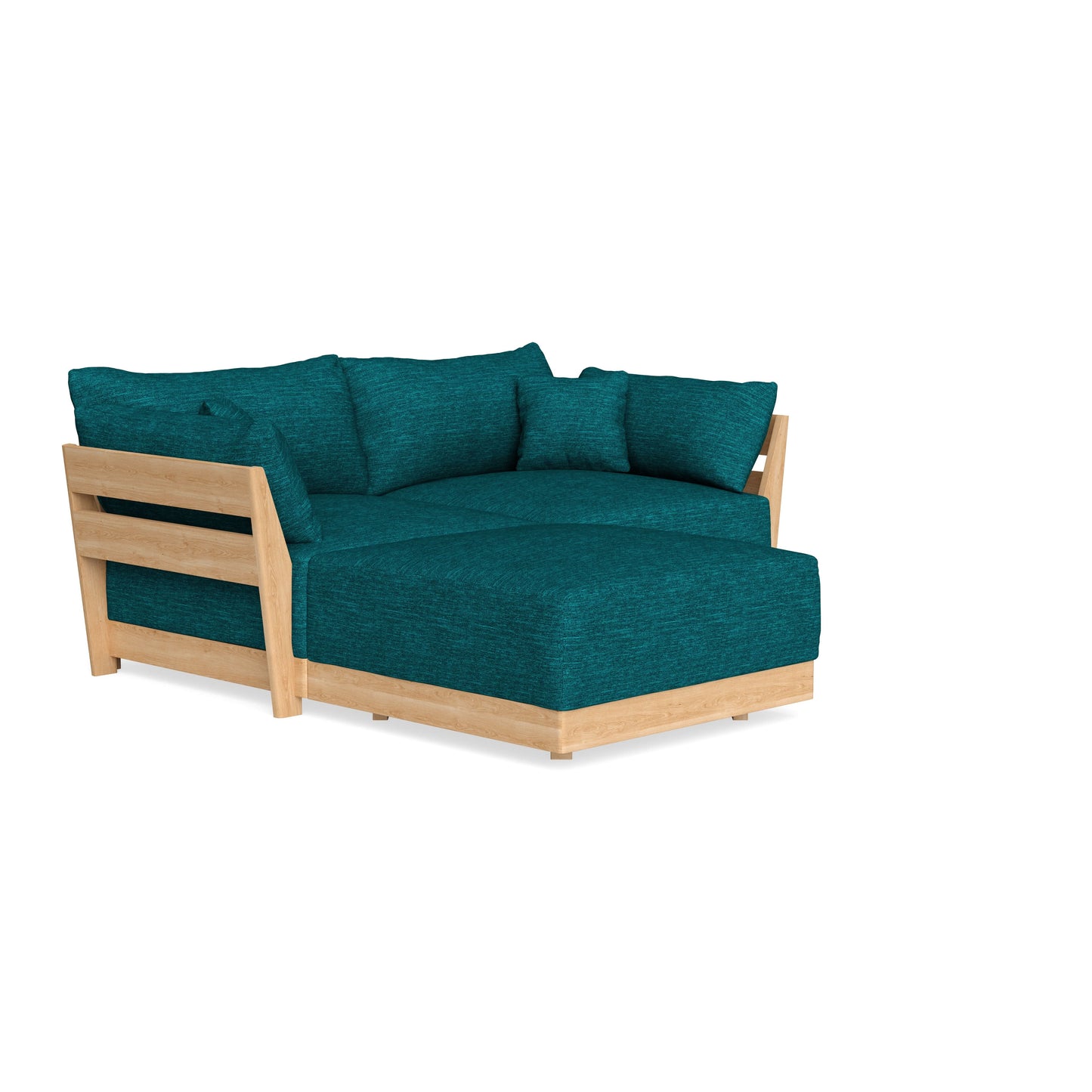 Slipcover Only - Modular Bondi 2-Seater Sectional in Marine Teal