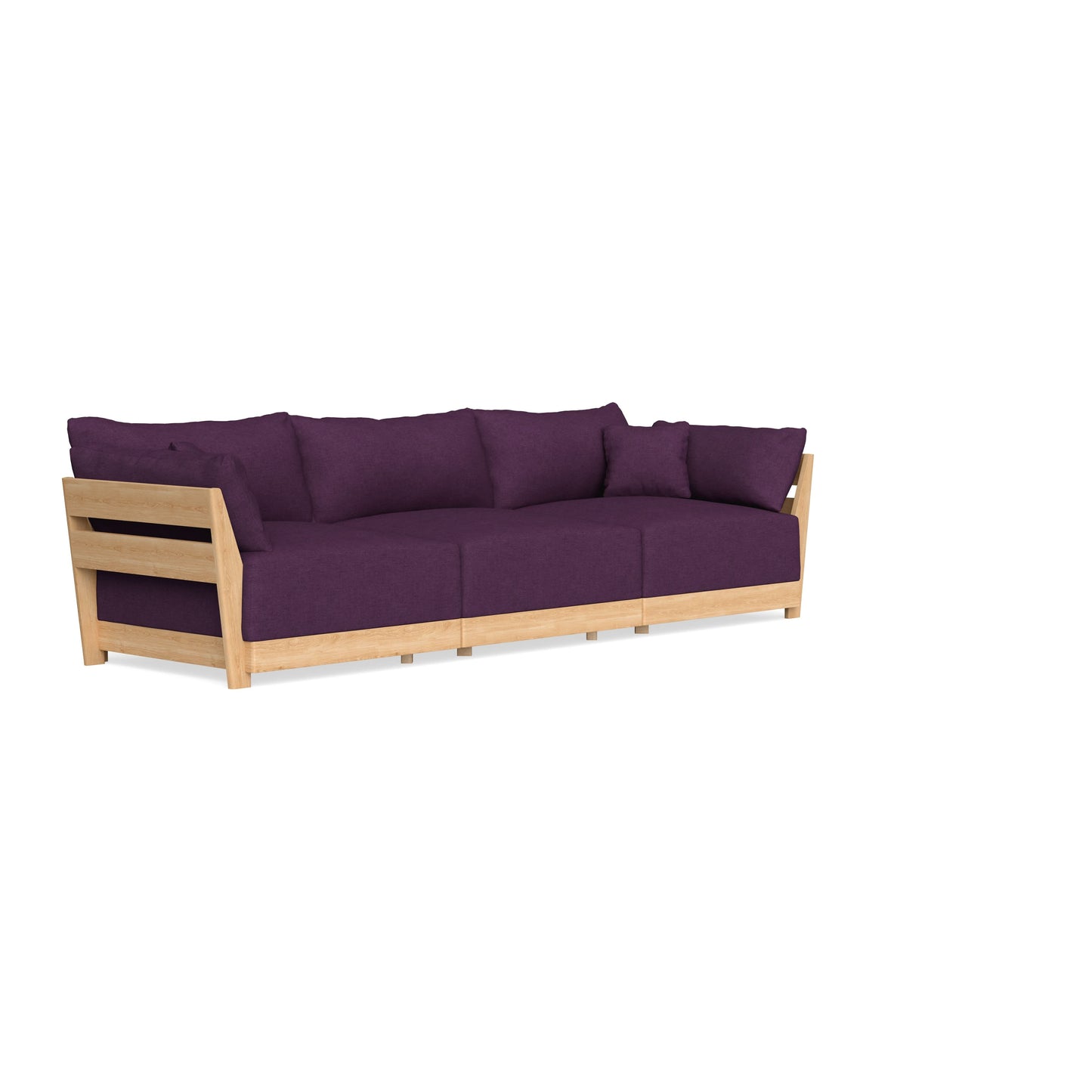 Slipcover Only - Modular Bondi 3-Seater Sofa in Aubergine