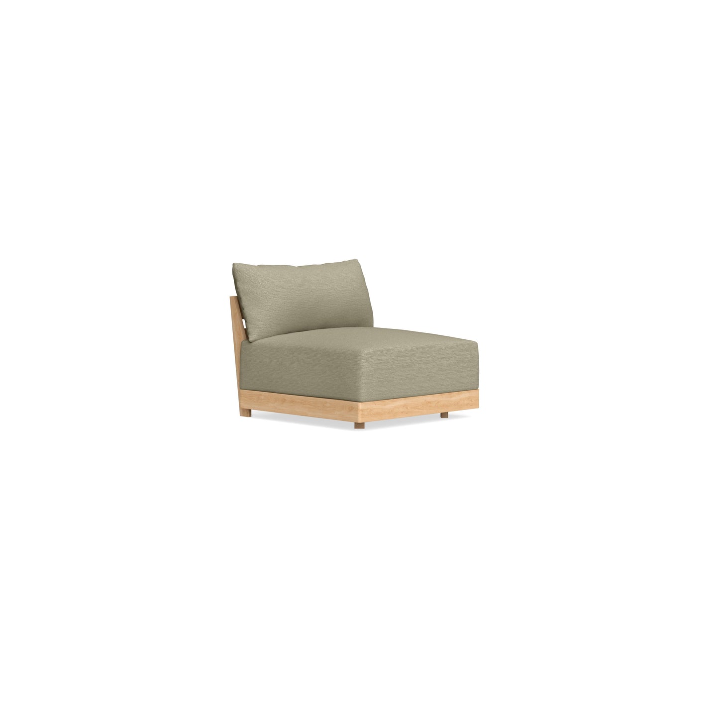 Slipcover Only - Modular Bondi Armless Chair in Cappuccino