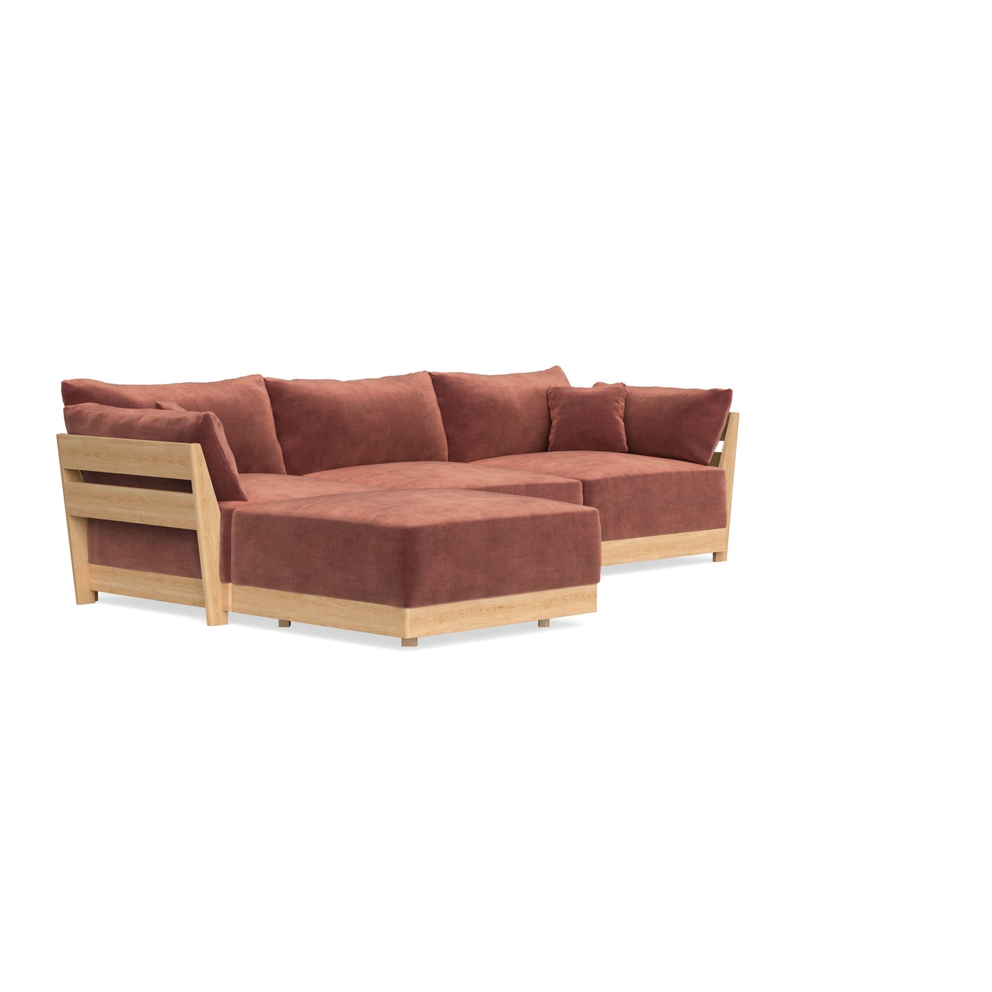 Slipcover Only - Modular Bondi 3-Seater Sectional in Spice