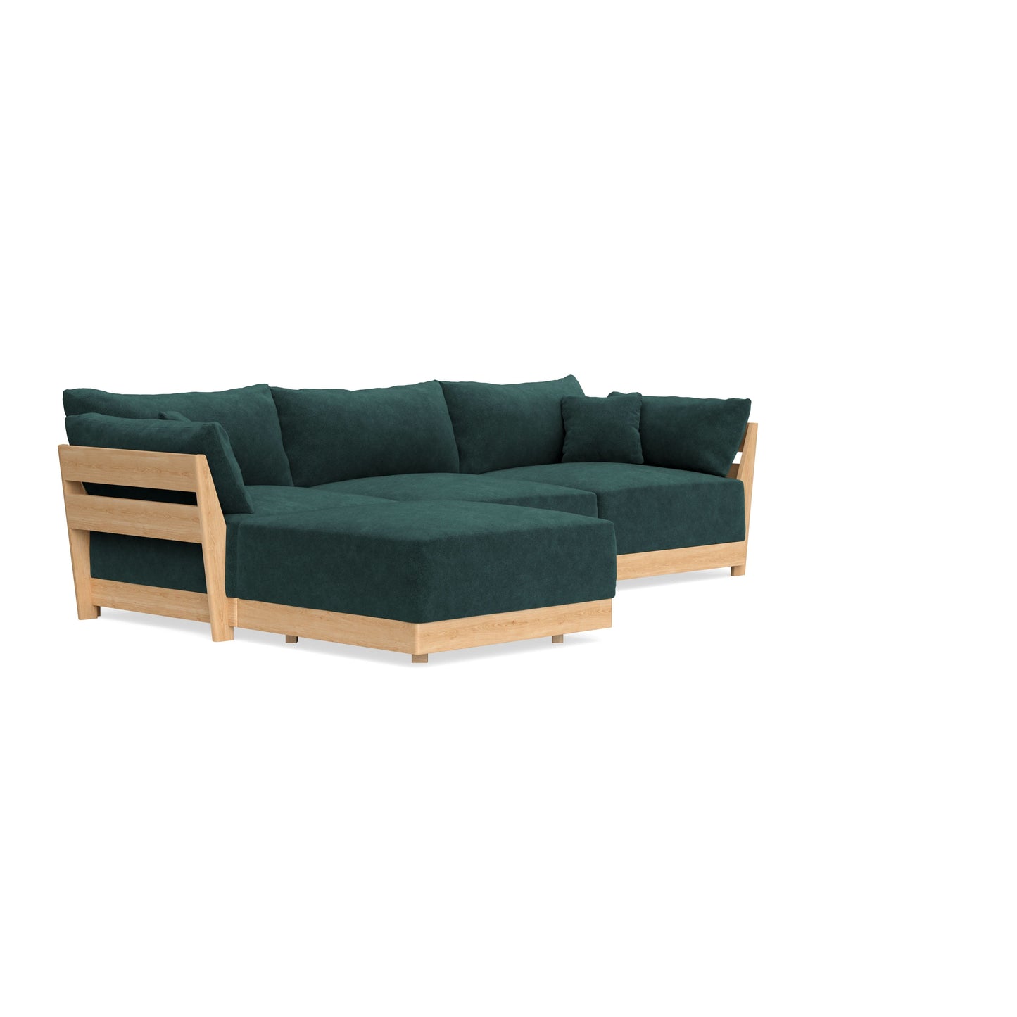 Slipcover Only - Modular Bondi 3-Seater Sectional in Harbor Blue