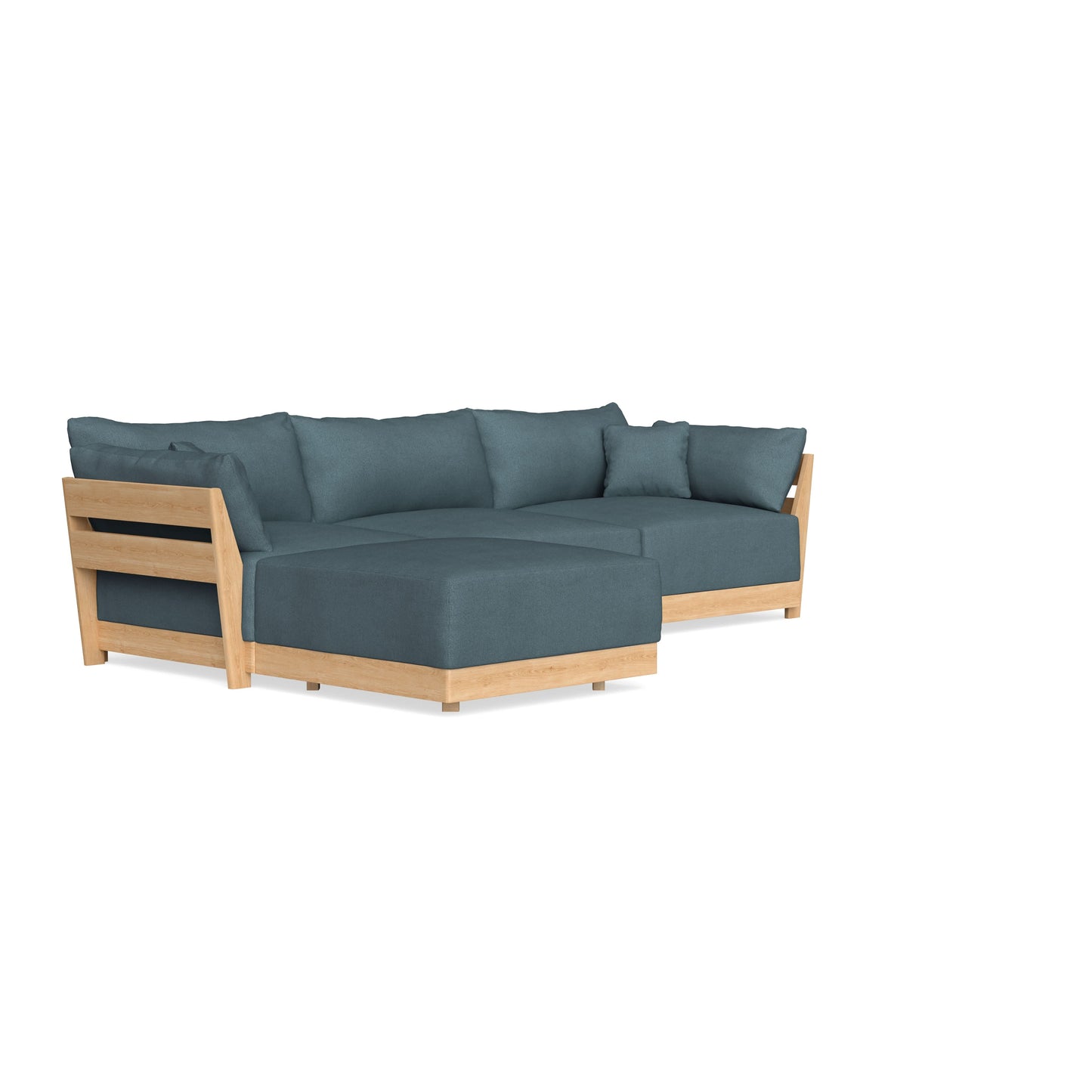 Slipcover Only - Modular Bondi 3-Seater Sectional in Slate Blue