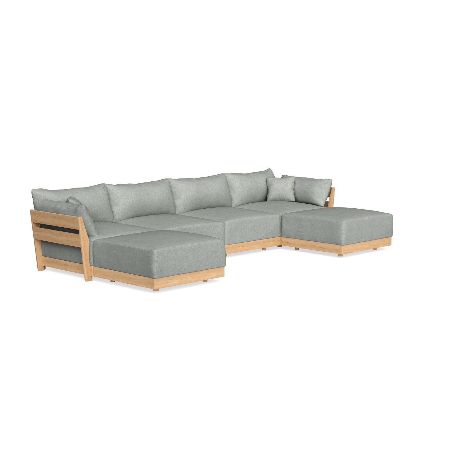 Slipcover Only - Modular Bondi 4-Seater U-Sectional in Spa