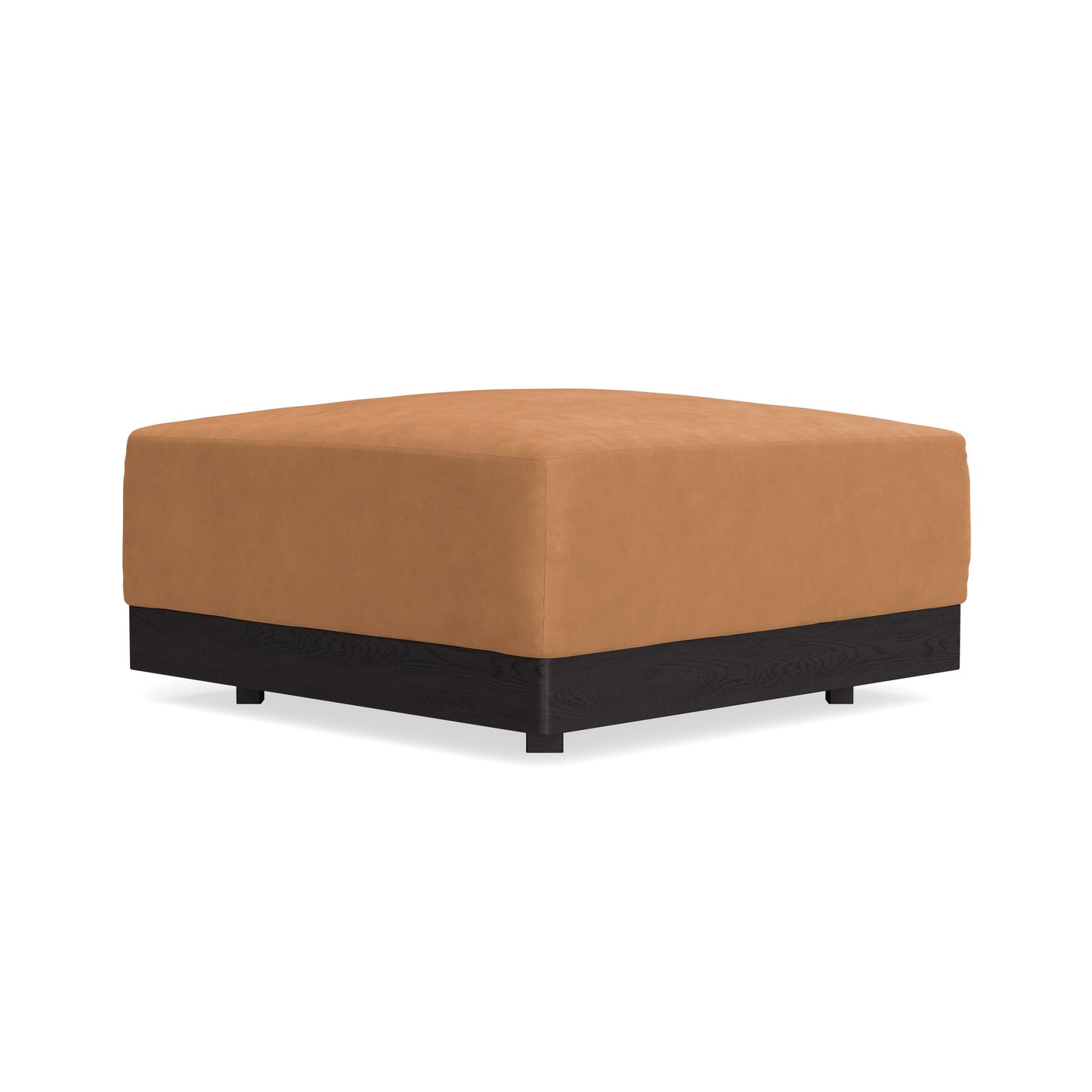 Modular Bondi Black Ottoman in Cheddar | Classic Blend