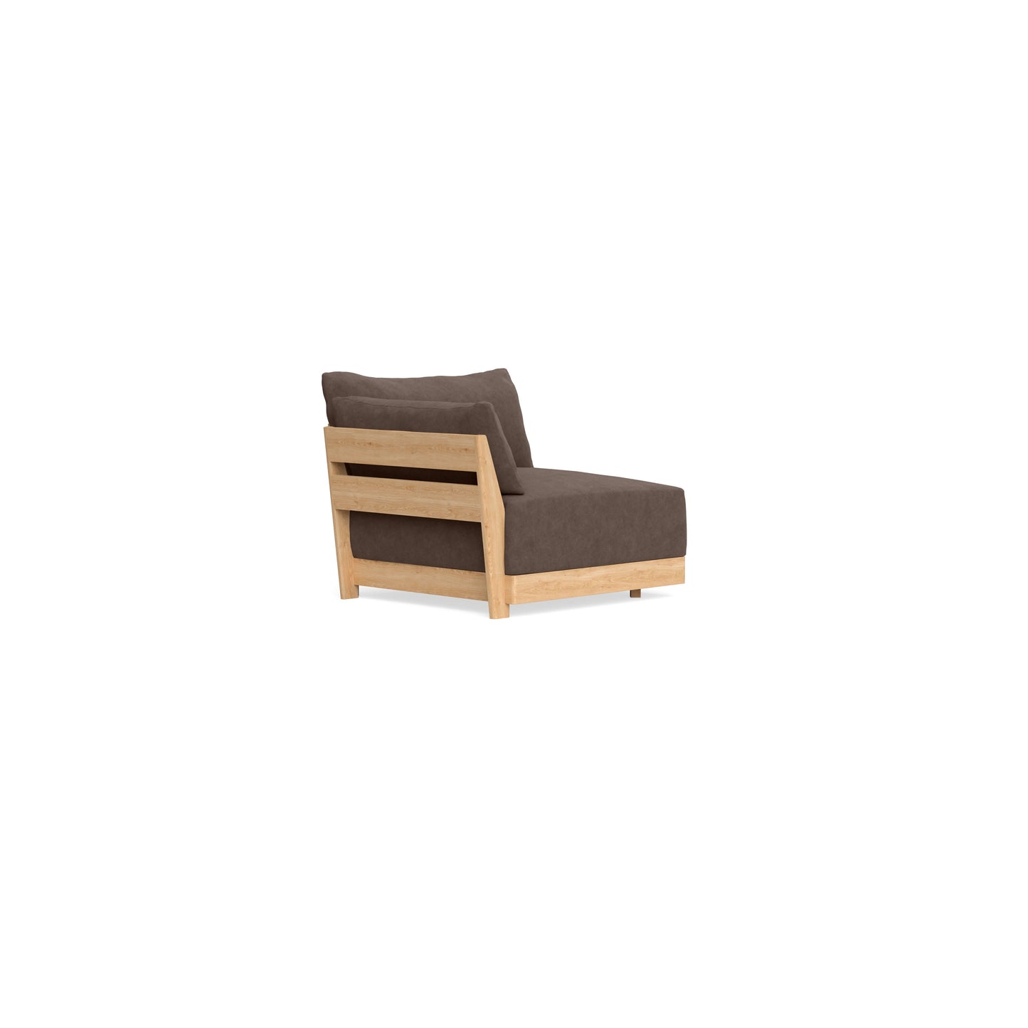 Slipcover Only - Modular Bondi End Chair in Chocolate
