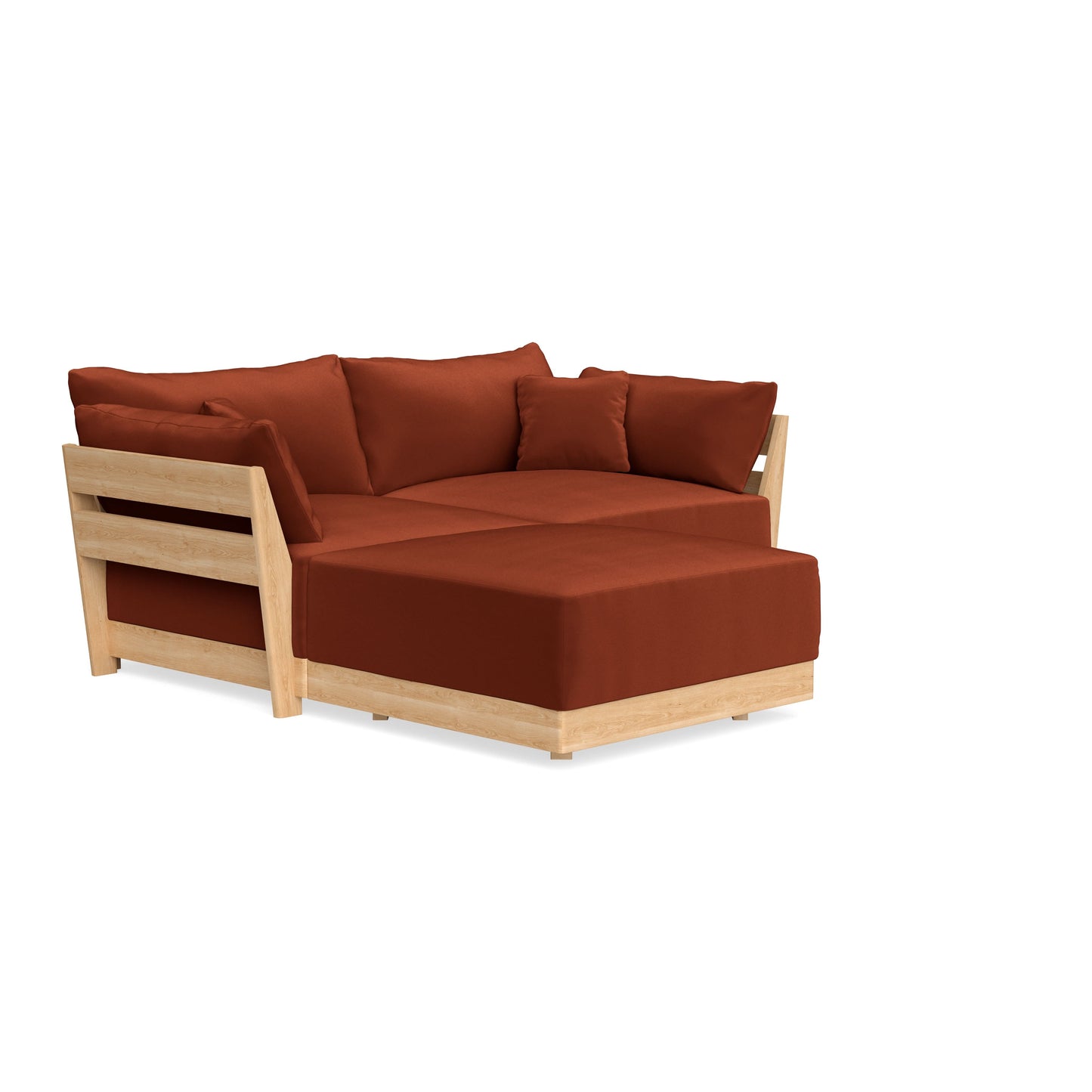 Slipcover Only - Modular Bondi 2-Seater Sectional in Rust