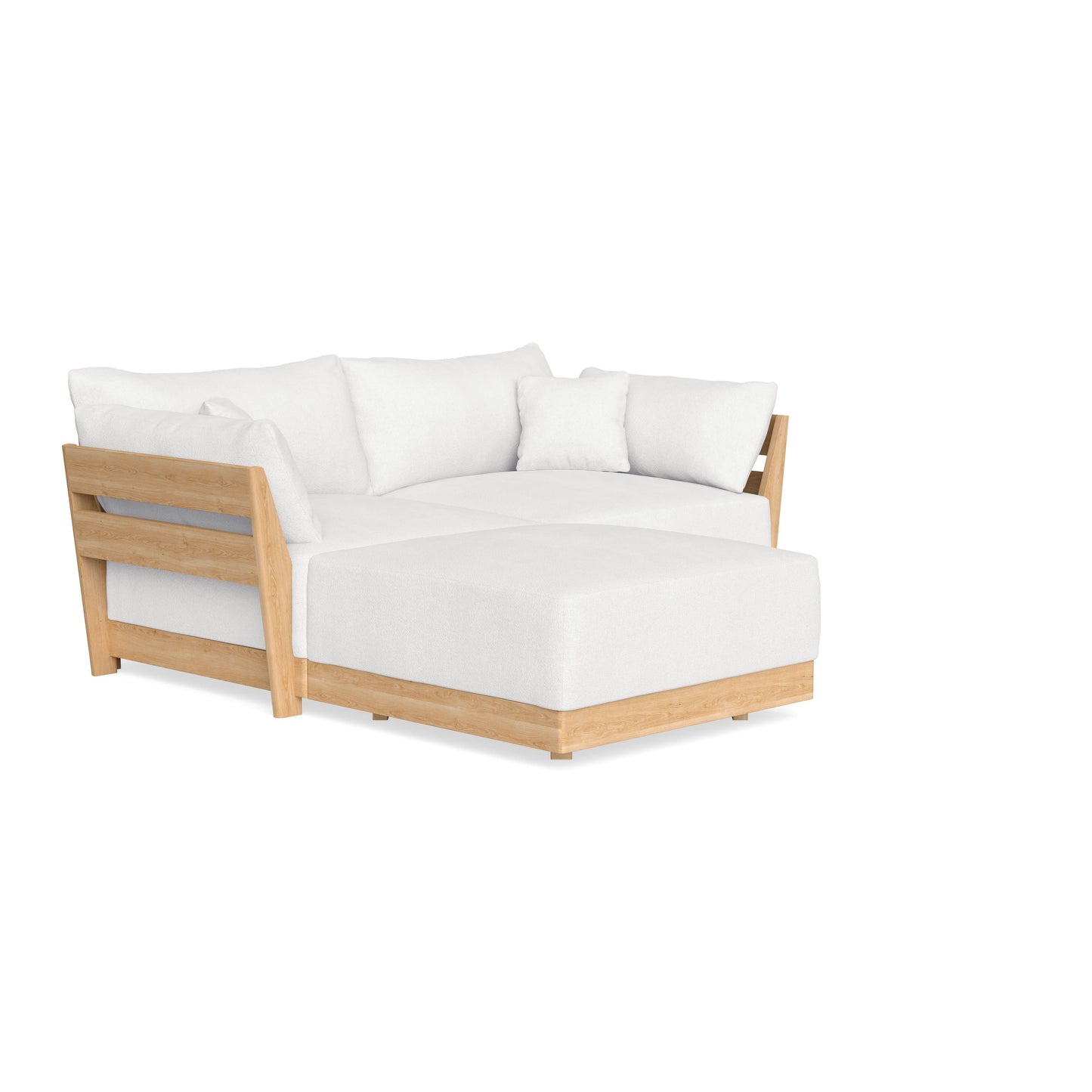 Slipcover Only - Modular Bondi 2-Seater Sectional in Snow