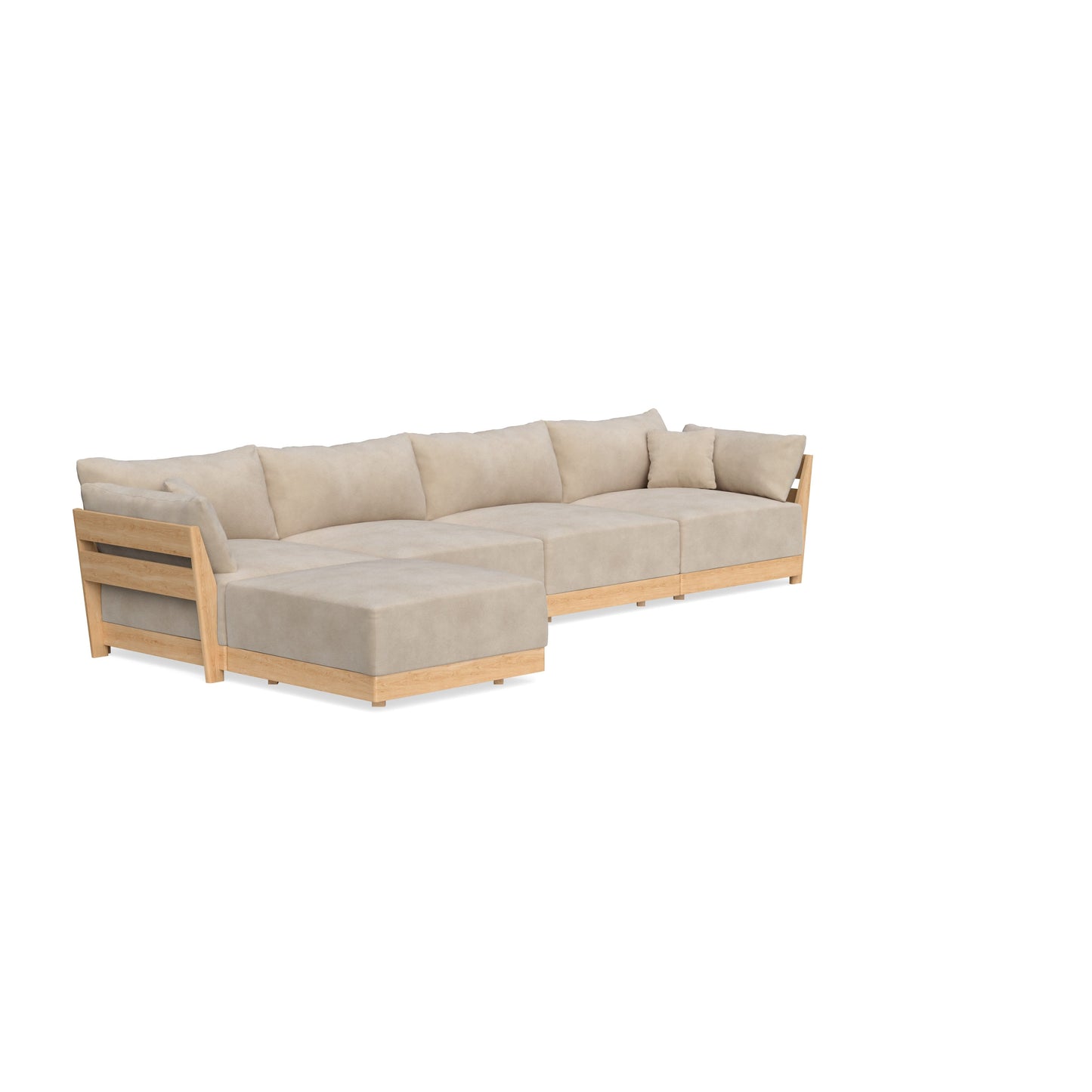 Slipcover Only - Modular Bondi 4-Seater Sectional in Oyster