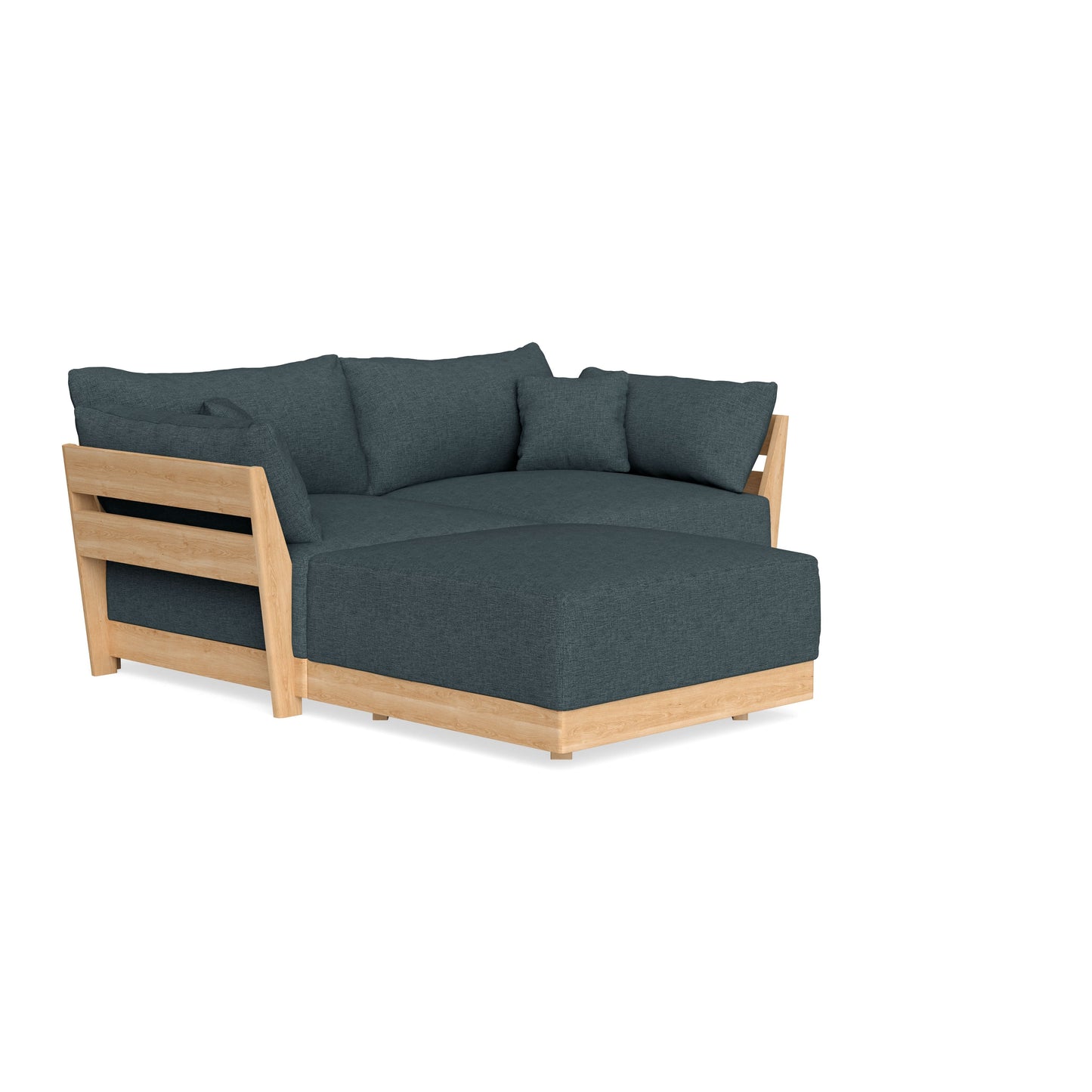 Slipcover Only - Modular Bondi 2-Seater Sectional in Ocean Gray
