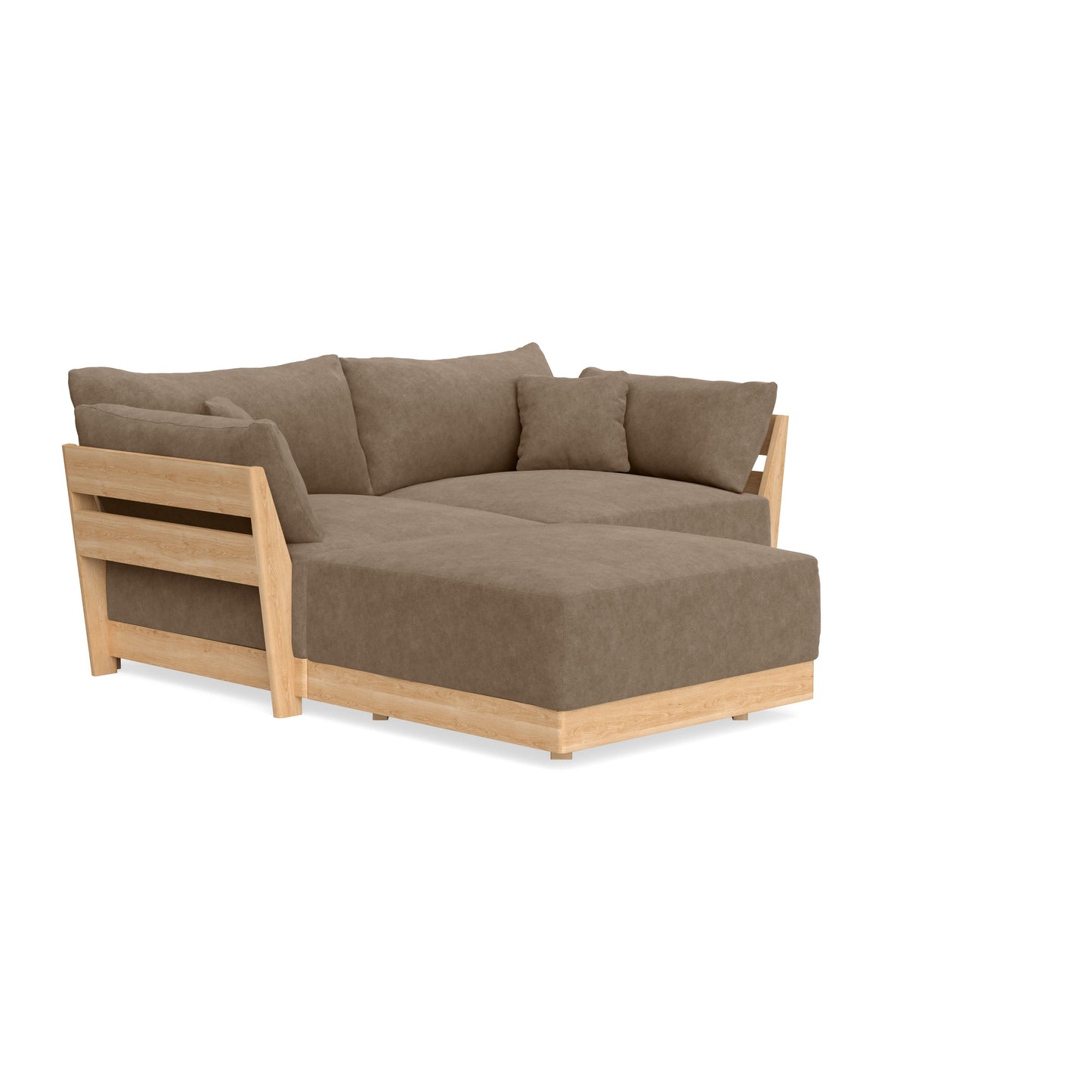 Slipcover Only - Modular Bondi 2-Seater Sectional in Coffee