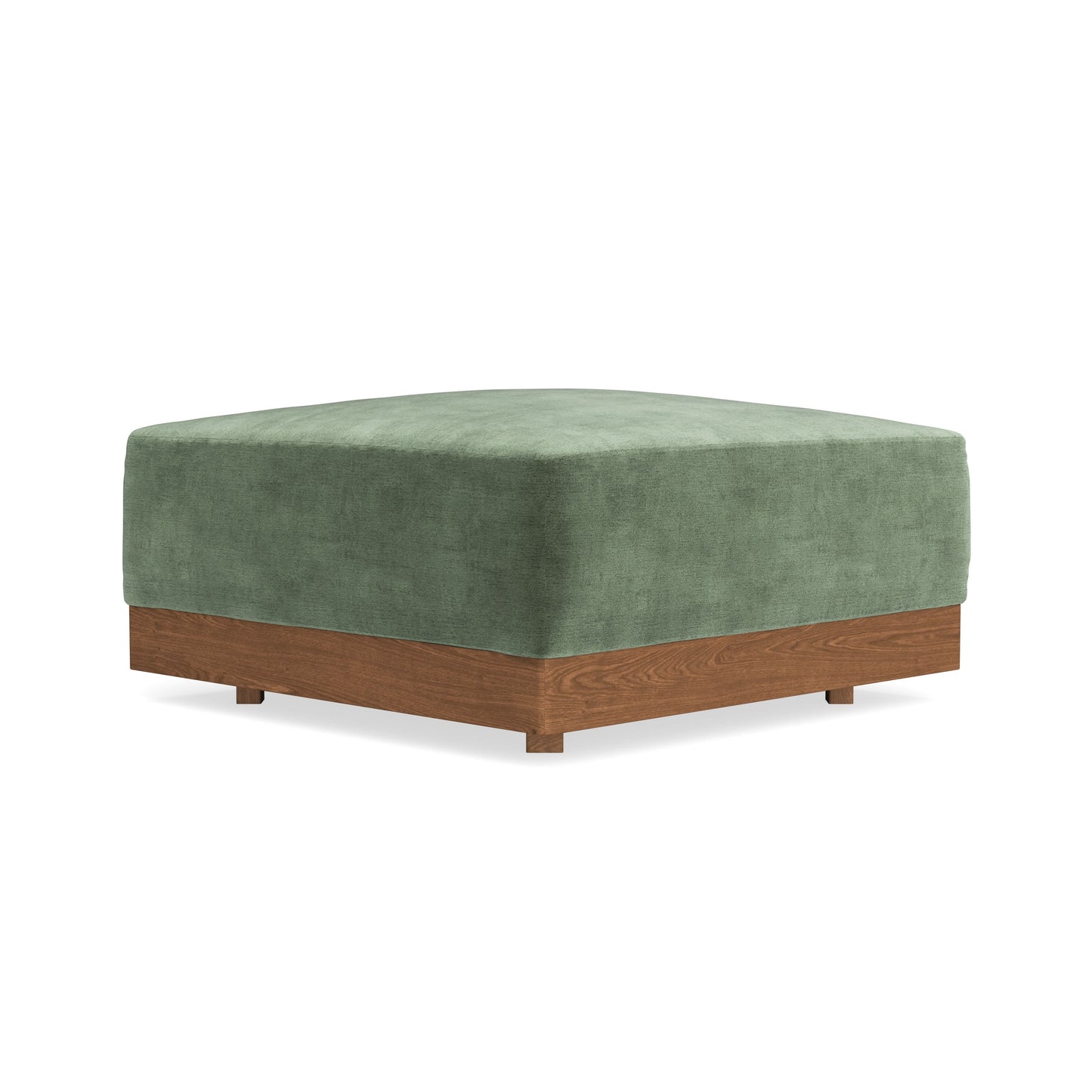 Modular Bondi Espresso Ottoman in Rosemary | Classic Blend