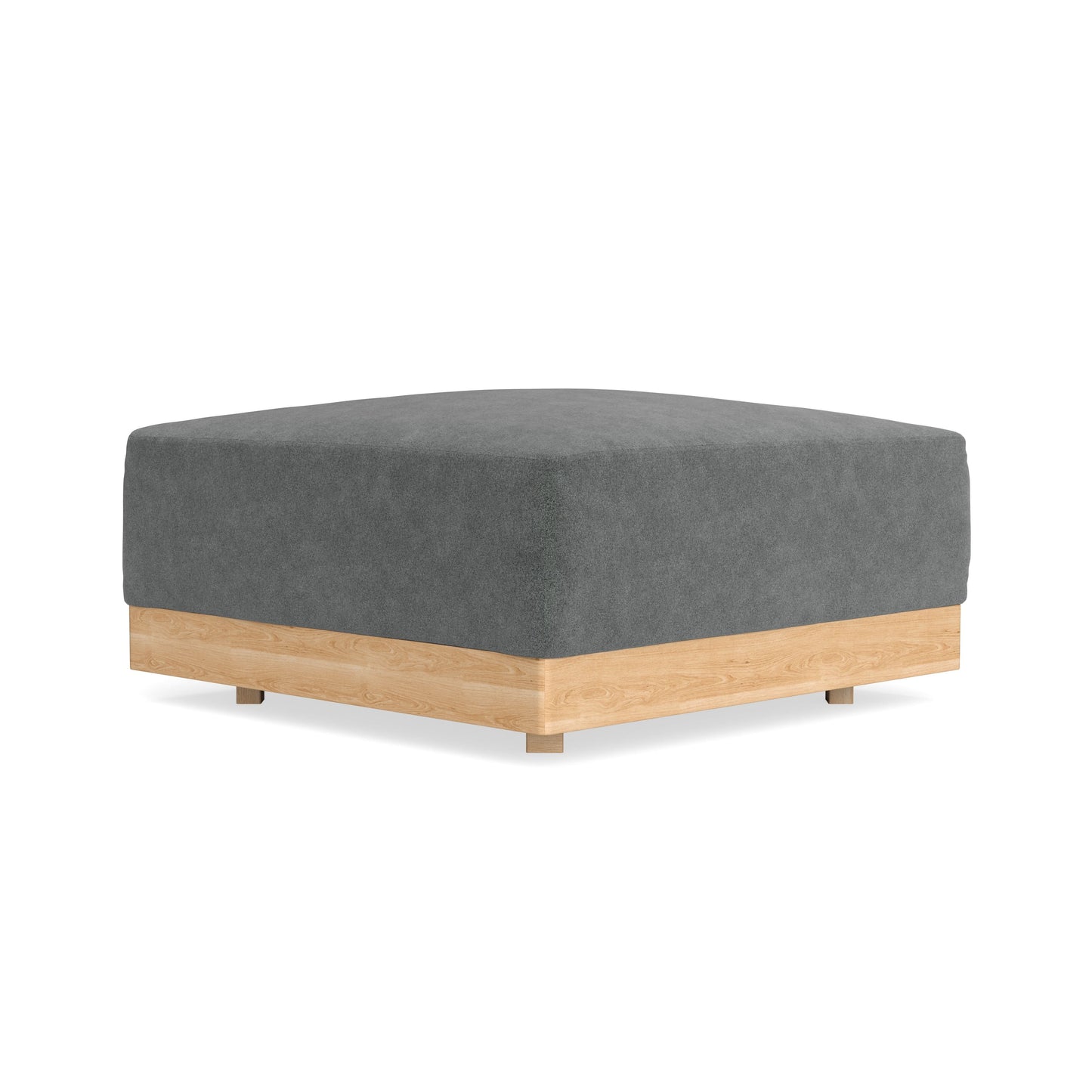 Slipcover Only - Modular Bondi Ottoman in Chimney Gray