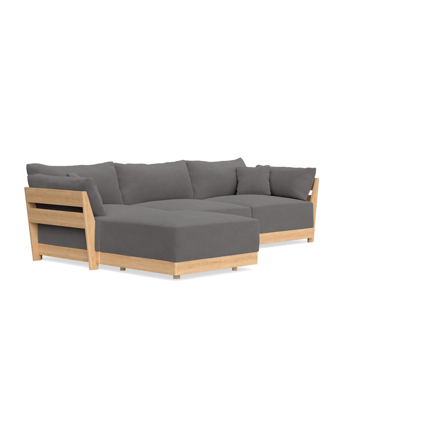 Slipcover Only - Modular Bondi 3-Seater Sectional in Burnt Ember