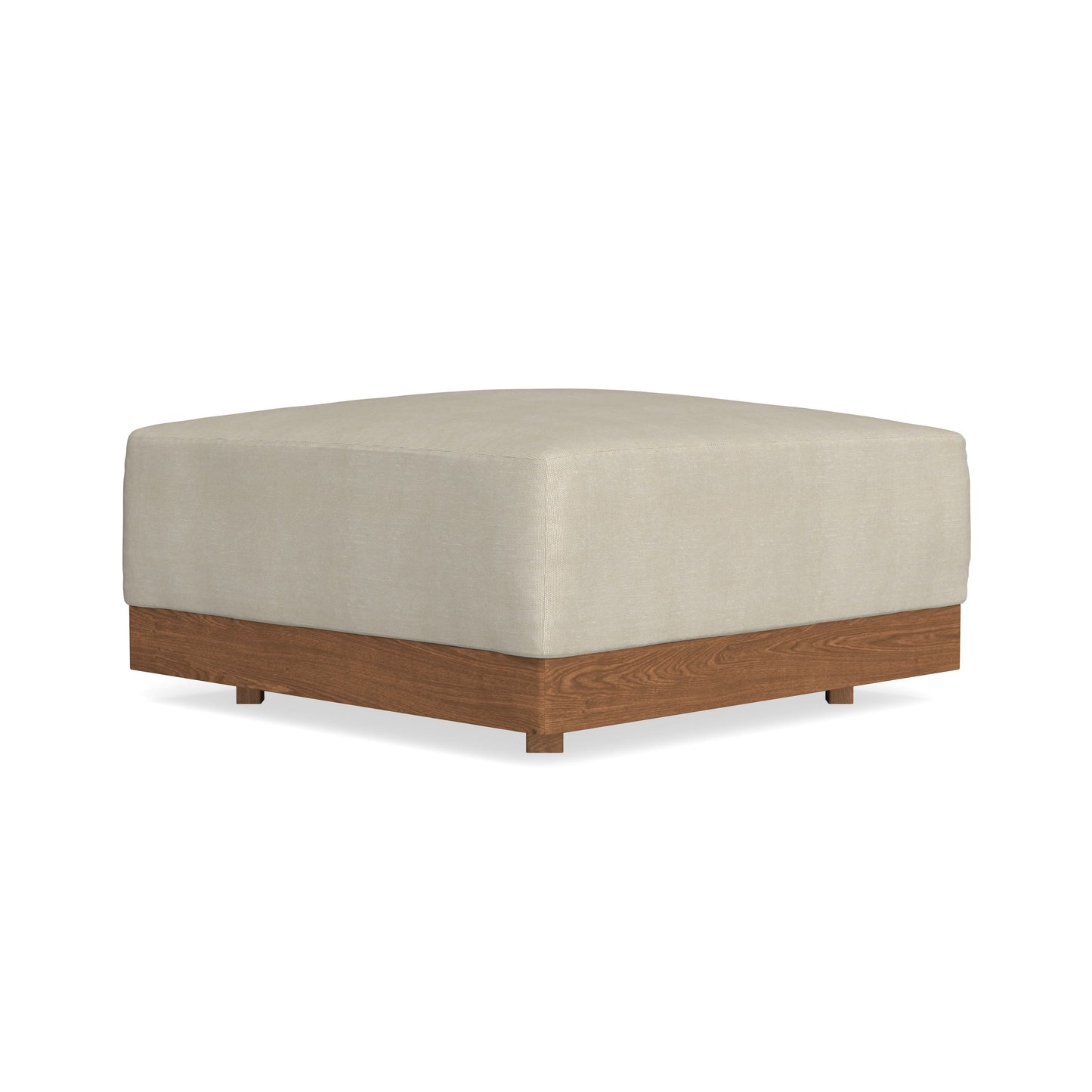 Modular Bondi Espresso Ottoman in Almond | Classic Blend