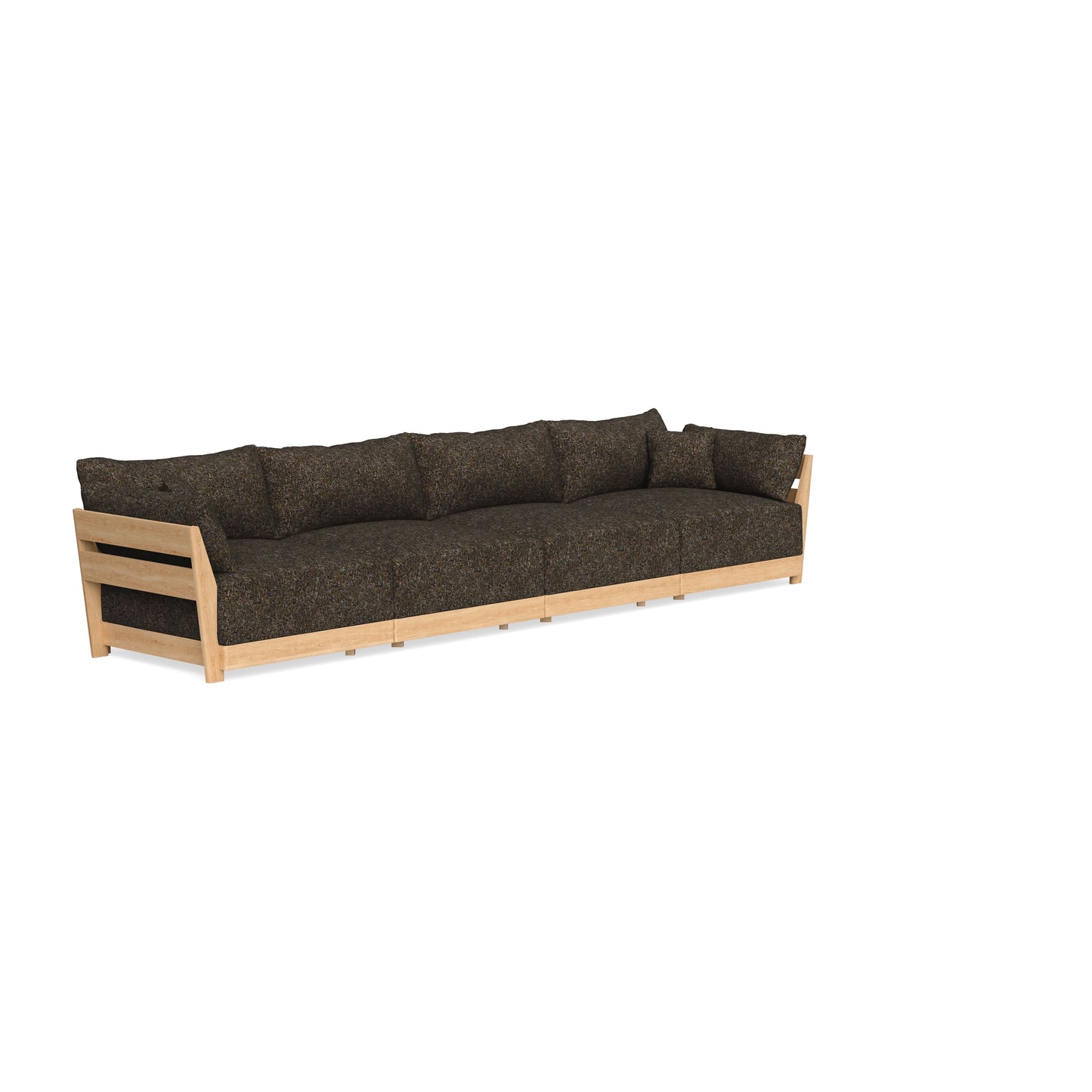Modular Bondi Latte 4-Seater Sofa in Phantom | Classic Blend