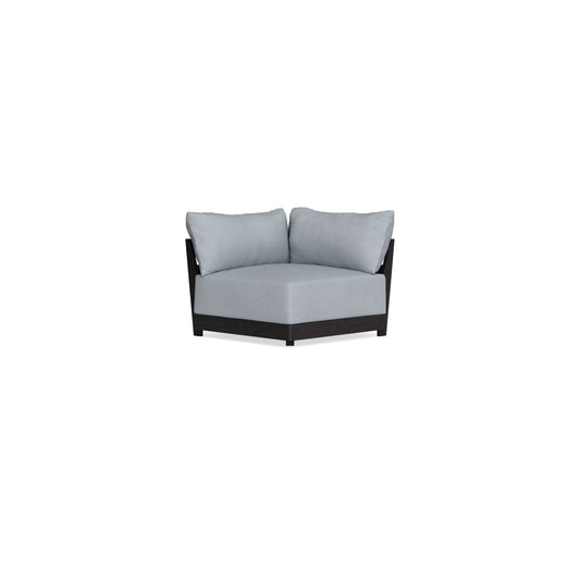 Modular Bondi Black Corner Chair in Ash | Memory Foam Blend