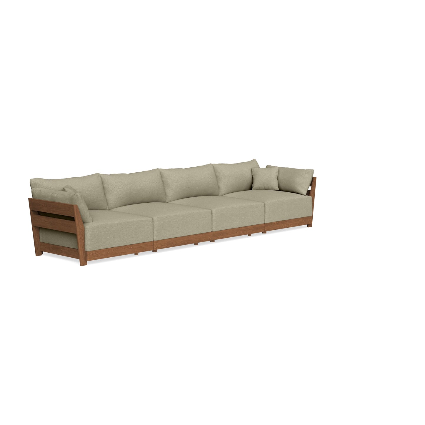 Modular Bondi Espresso 4-Seater Sofa in Cappuccino | Classic Blend