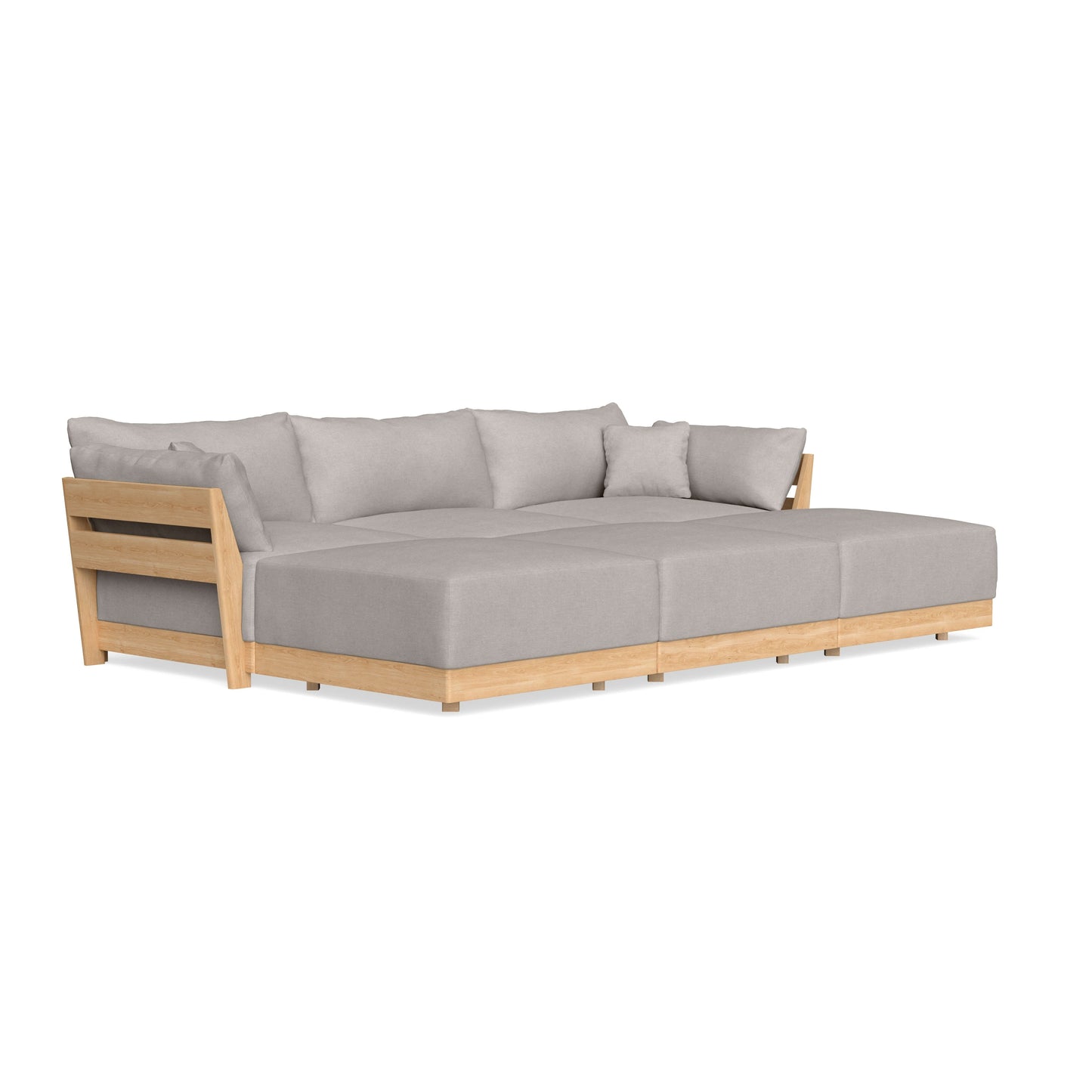 Slipcover Only - Modular Bondi 3-Seater Daybed Sofa Sectional in Cloud